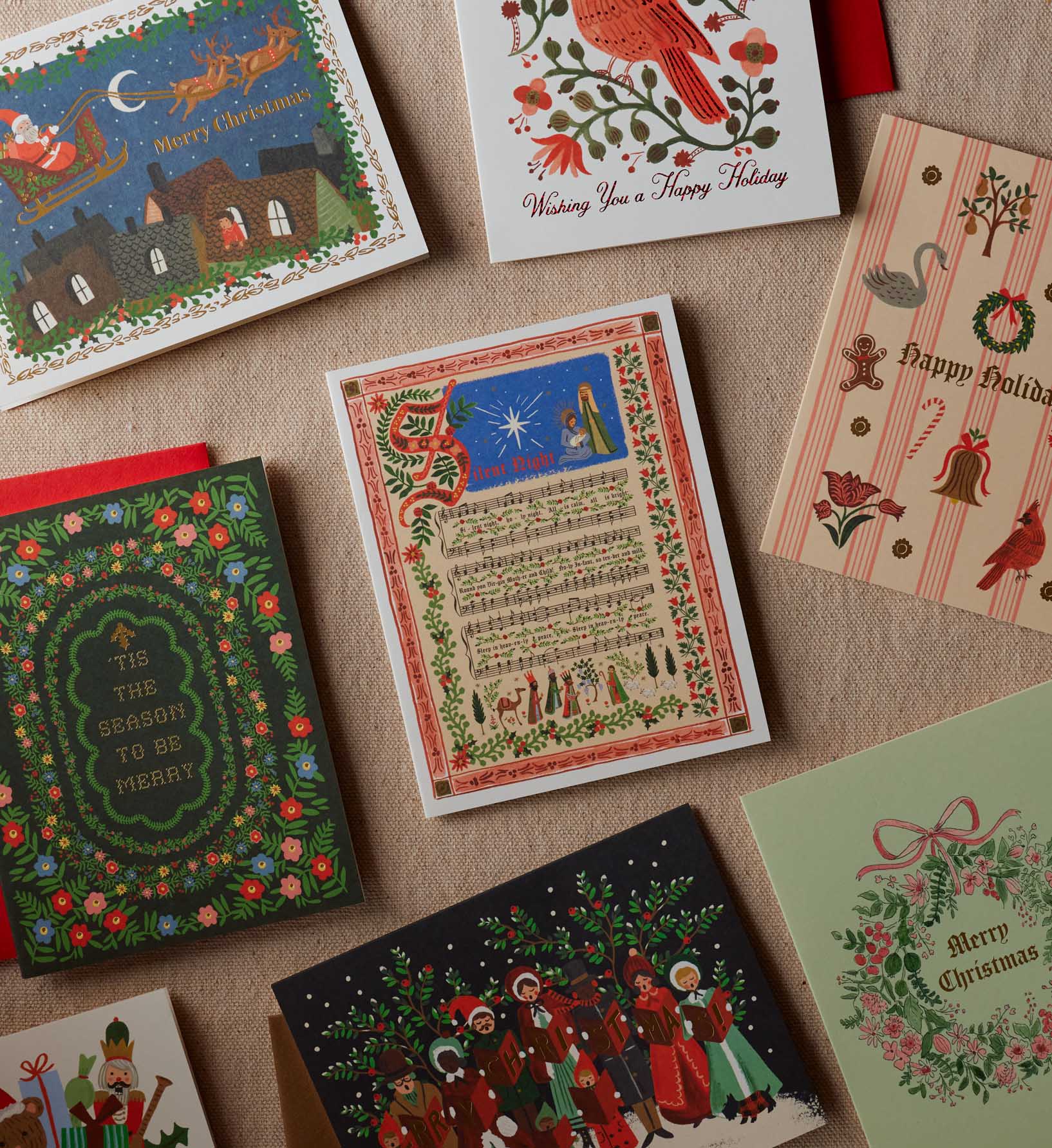 Alpine Holiday Card - Single Card