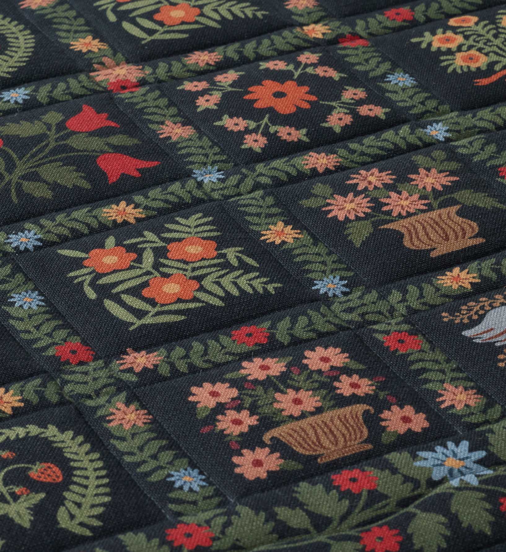 Framed Wall Art - Helena Quilt Navy