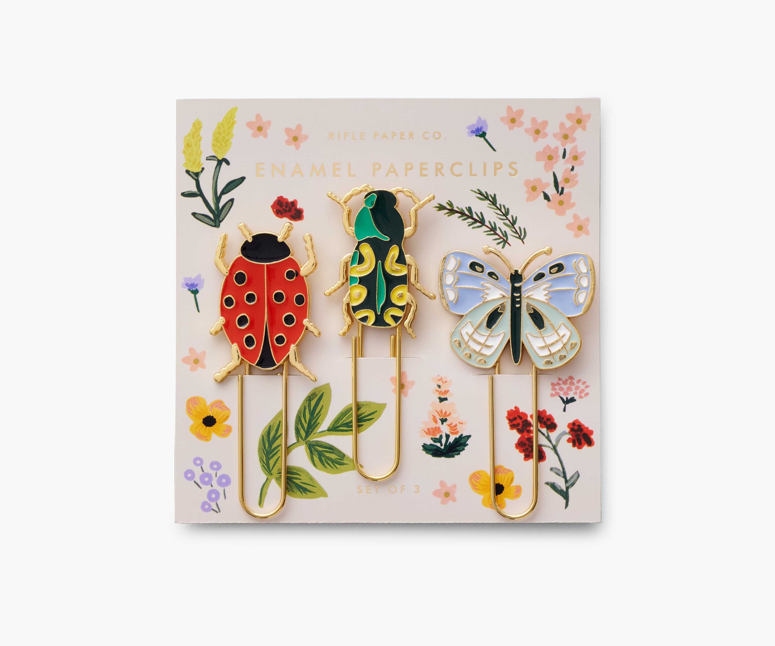Enamel Paper Clip Set - Curio