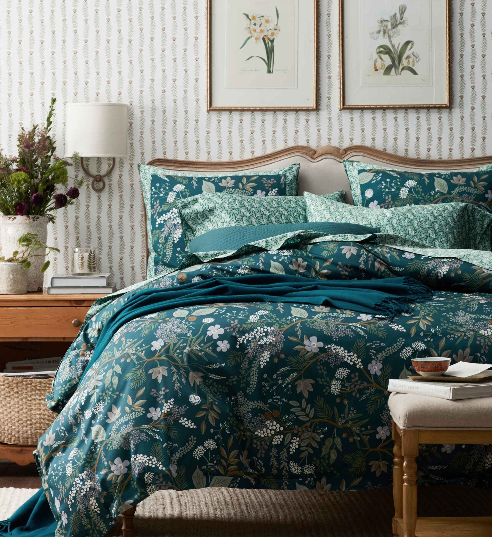 Sateen Duvet Cover - Juniper Forest