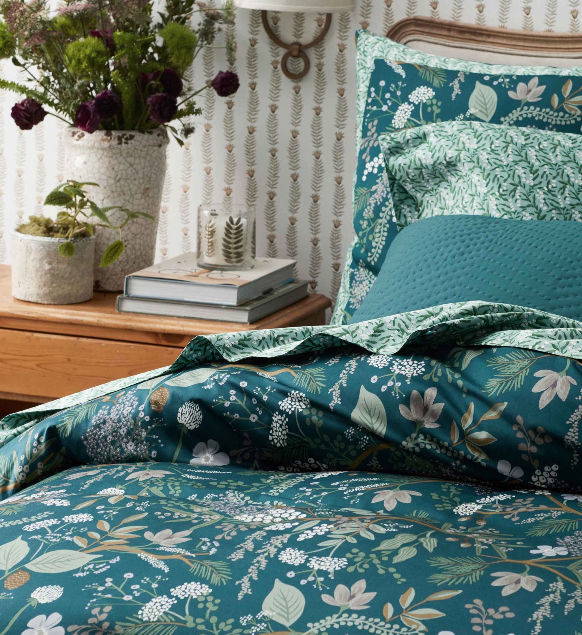 Sateen Duvet Cover - Juniper Forest