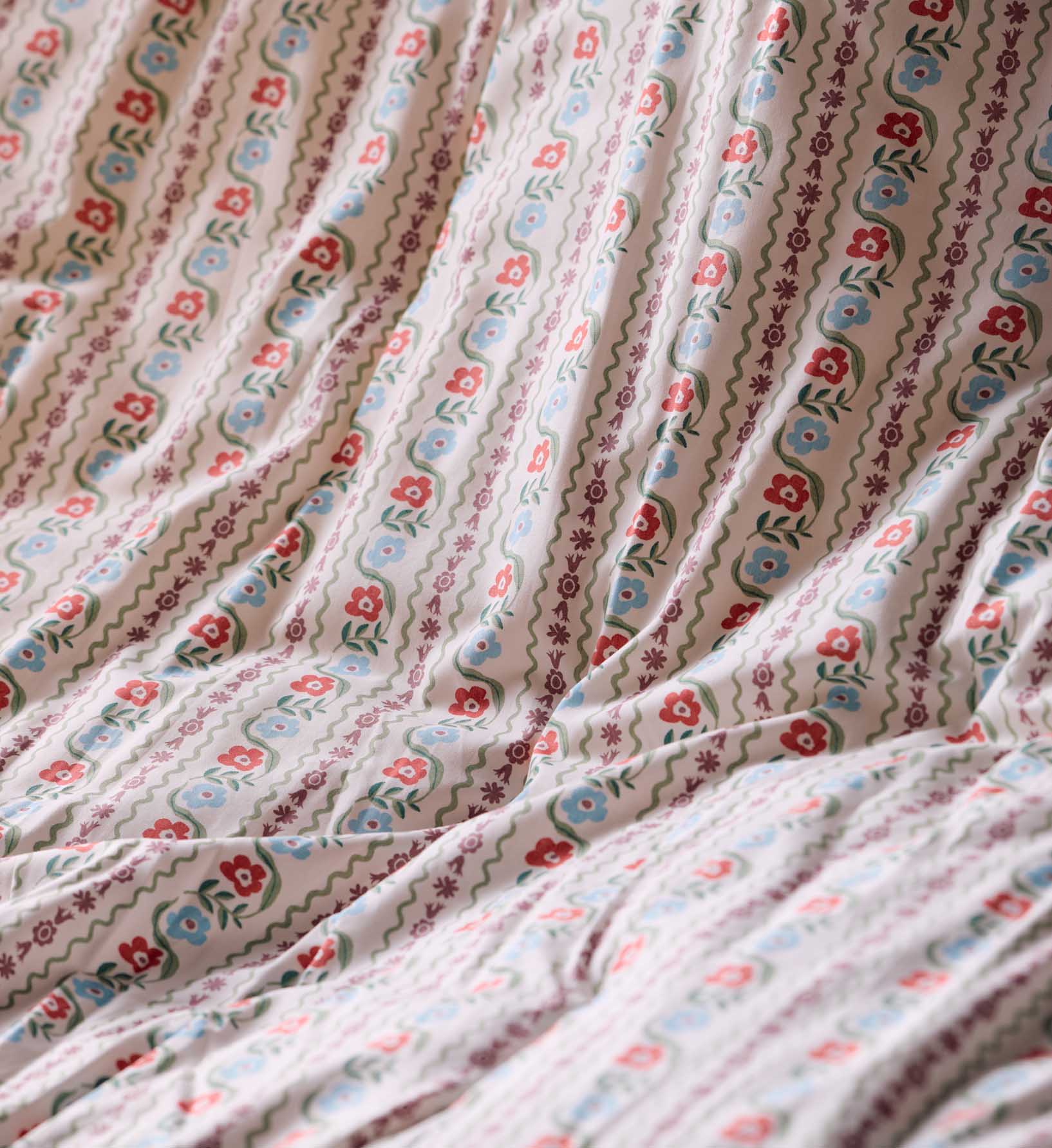 Percale Duvet Cover - Delphine