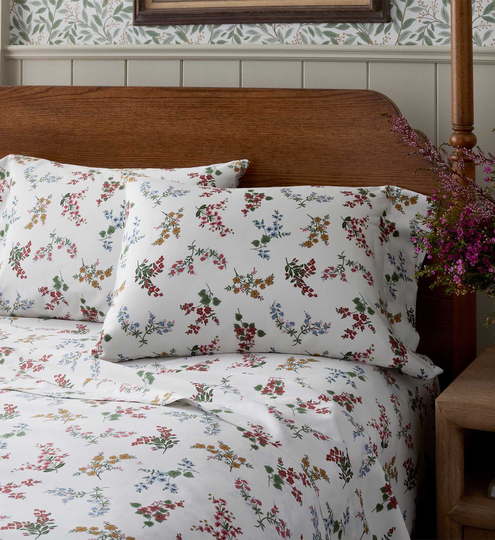 Sateen Flat Sheet - Amelia