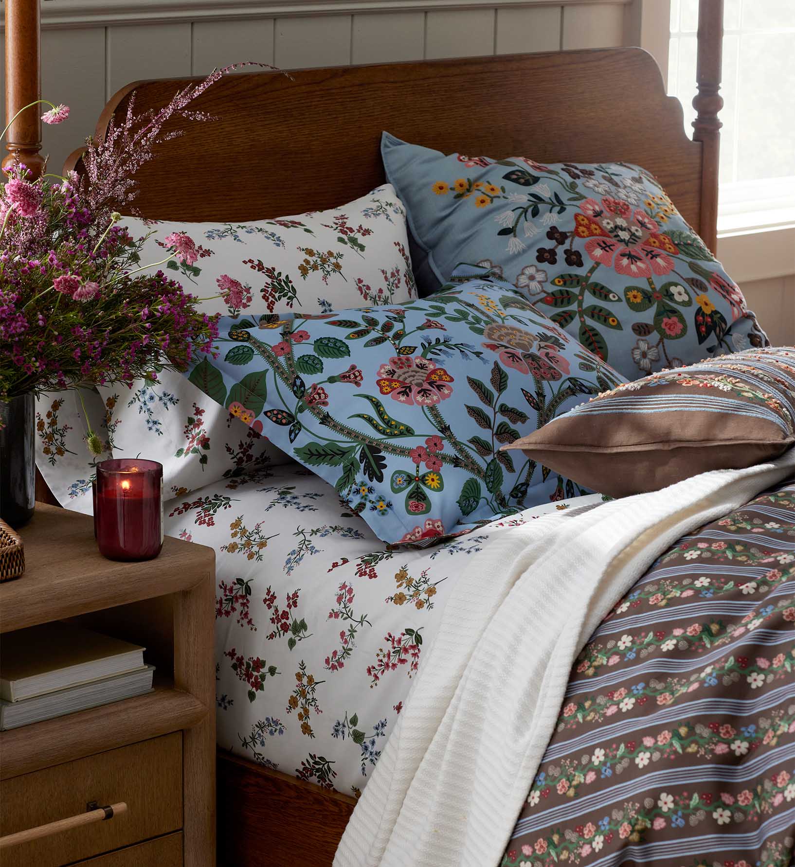 Sateen Flat Sheet - Amelia