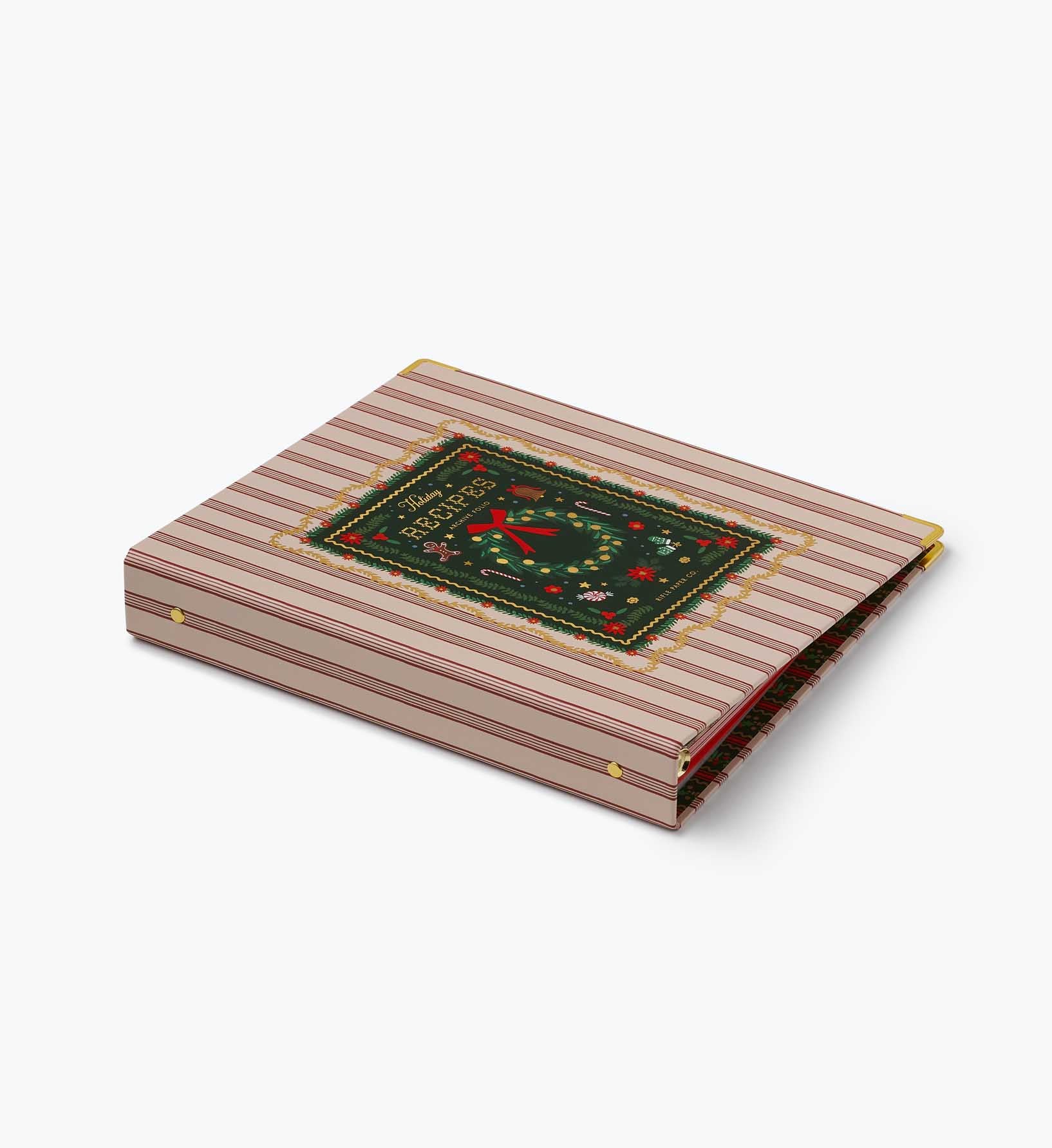 Recipe Binder - Holly Jolly