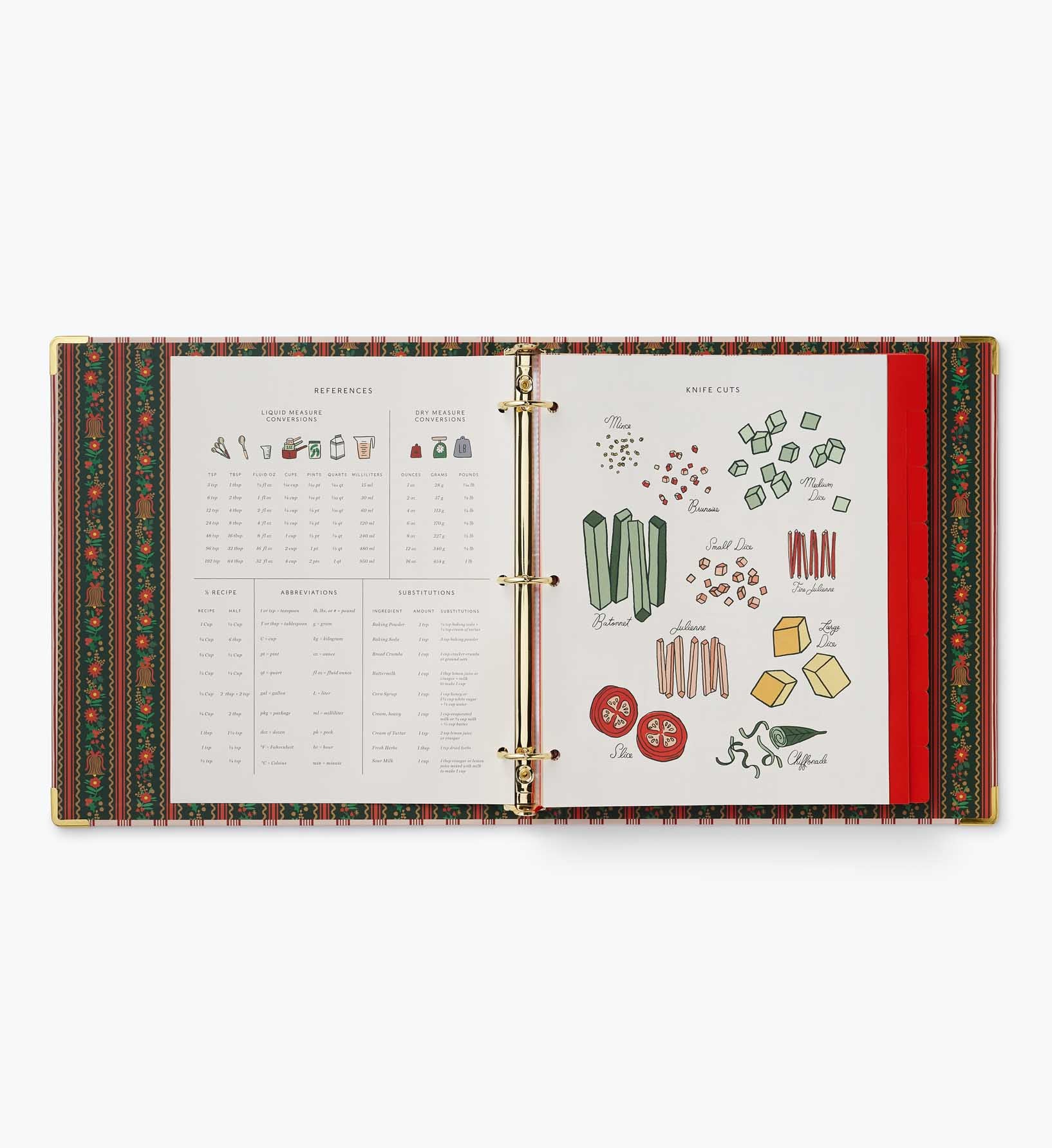 Recipe Binder - Holly Jolly