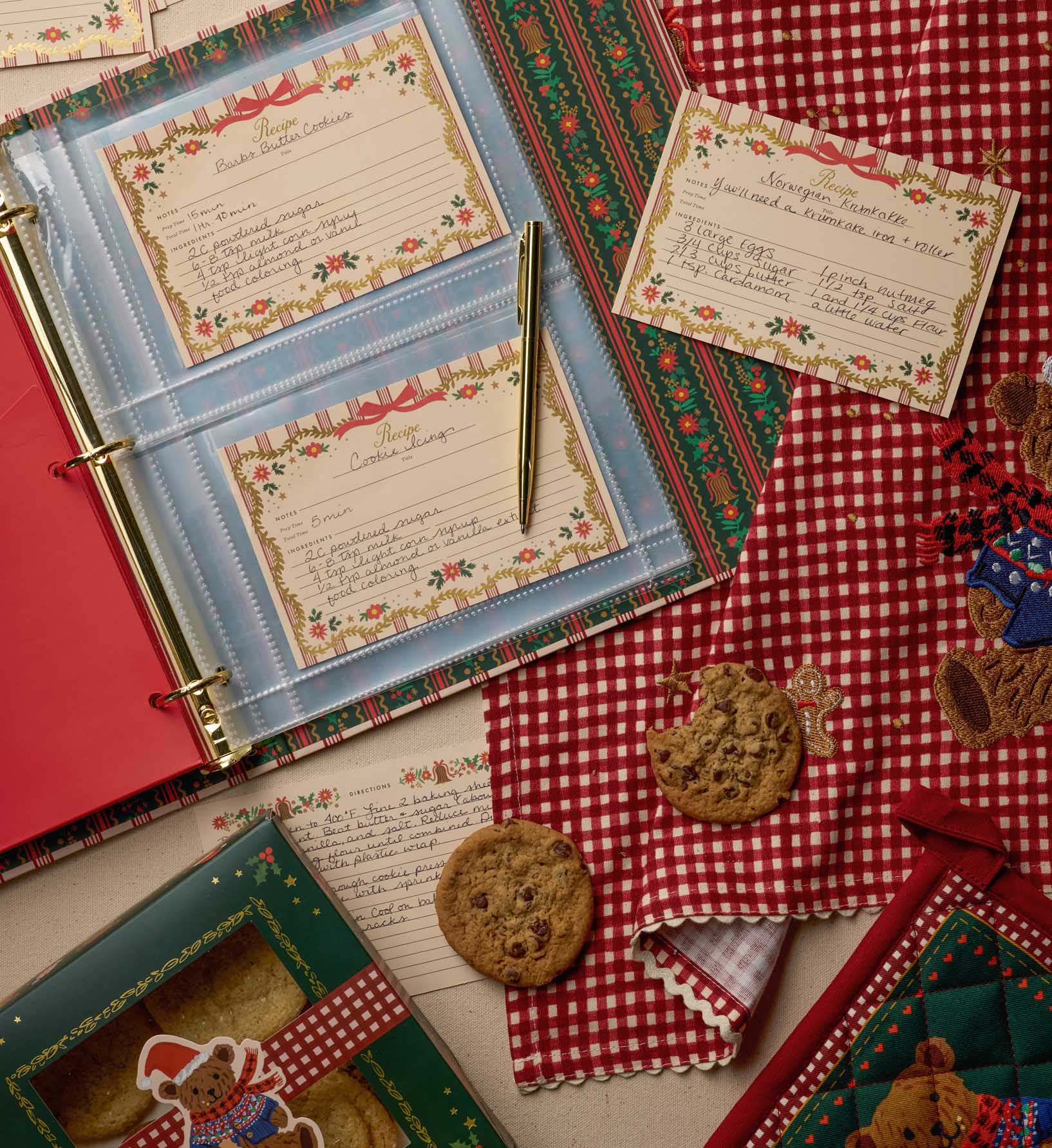 Recipe Cards - Holly Jolly