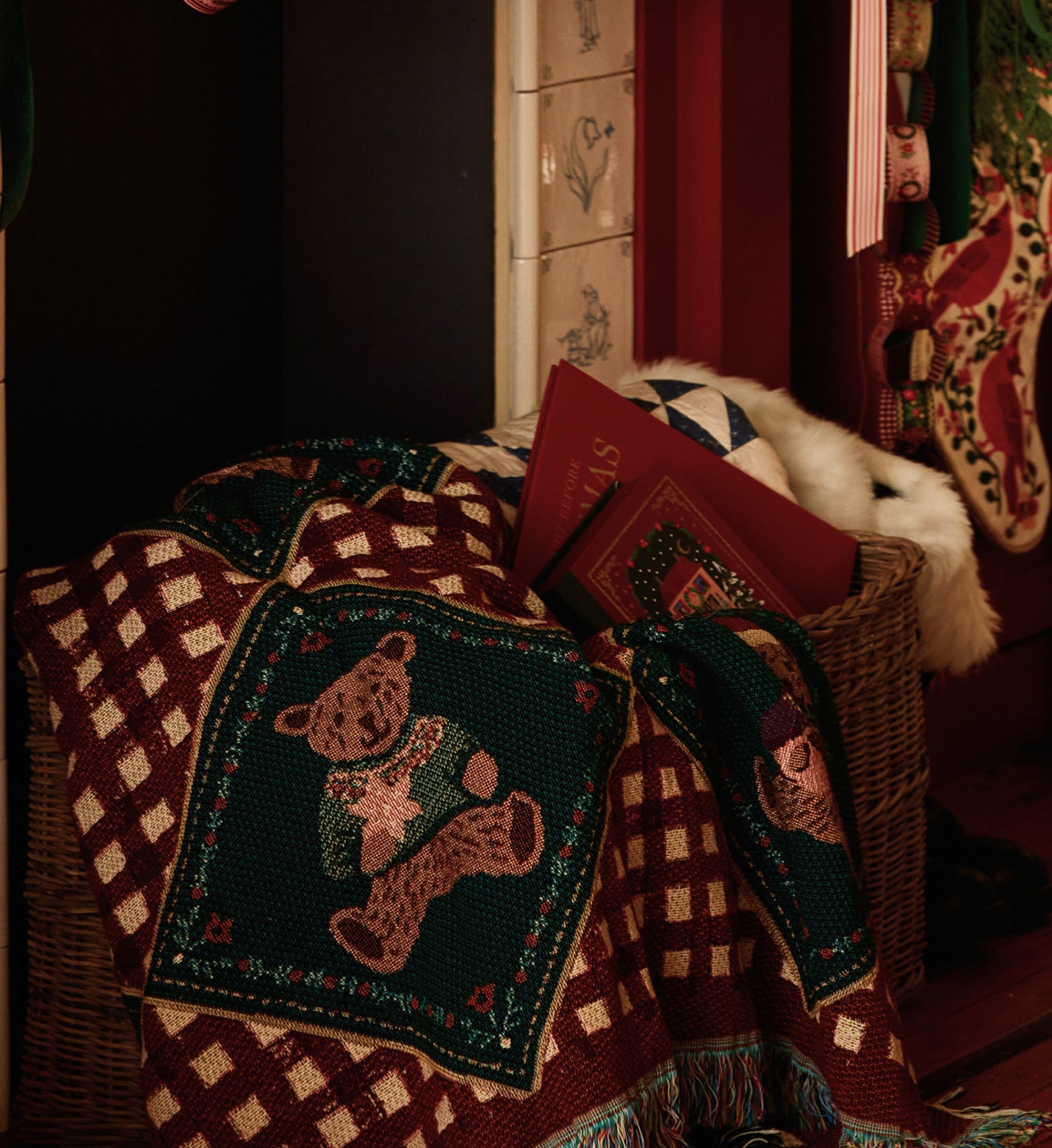 Woven Blanket - Beary Christmas