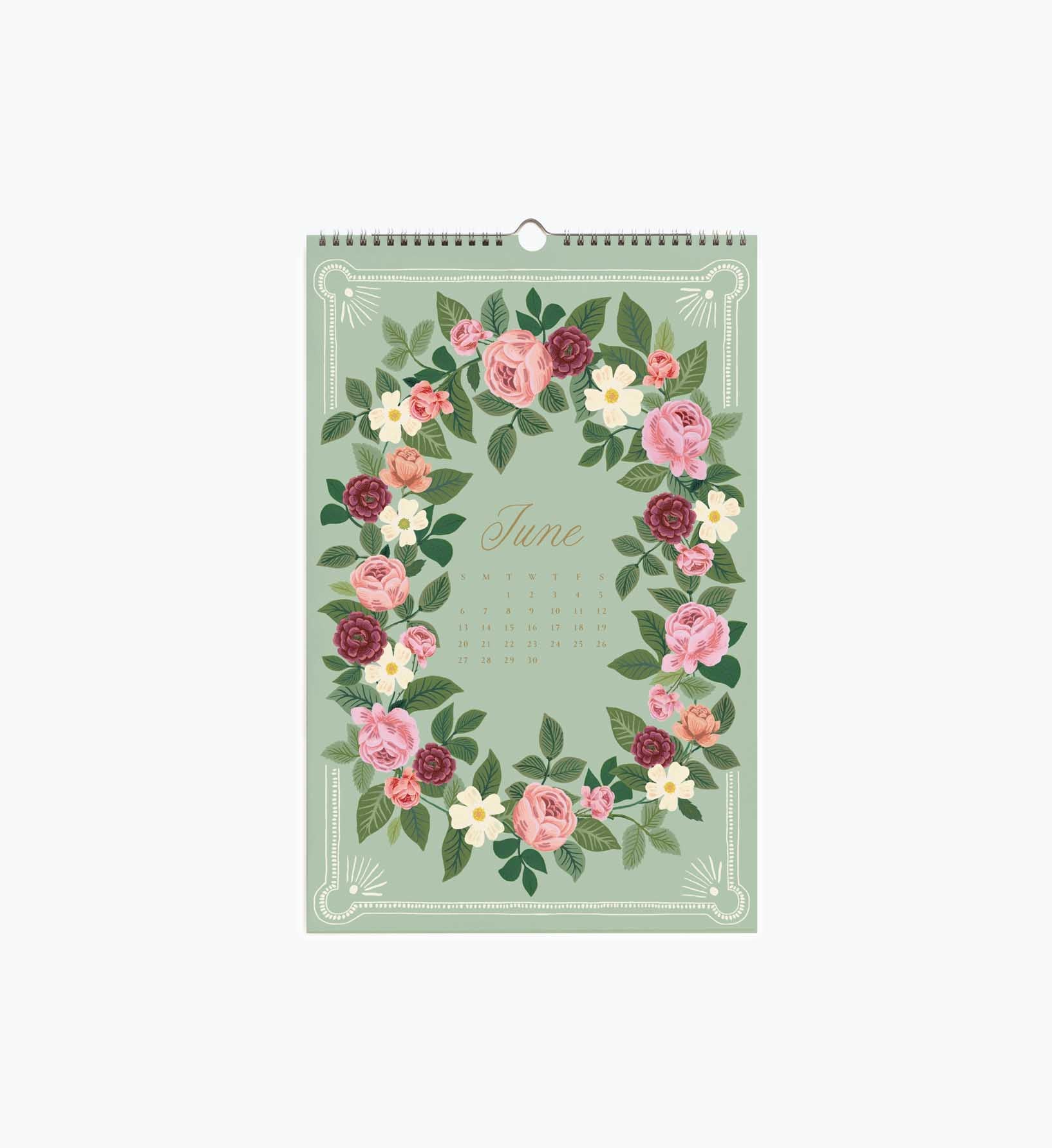 2027 Wall Calendar - Botanical Garden