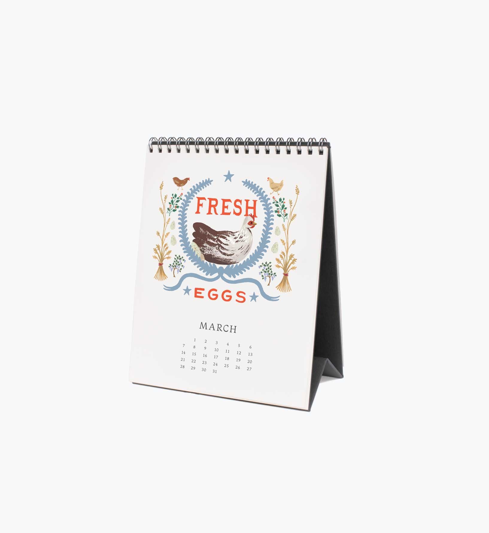 2027 Desk Calendar - Country Farm