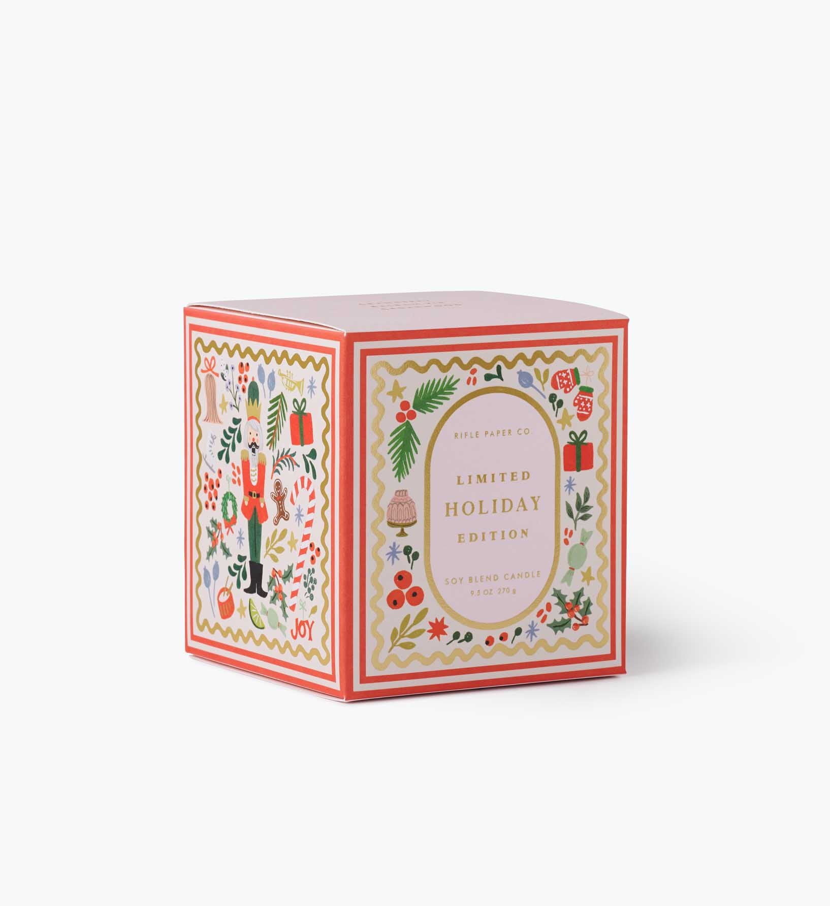 9.5 oz Candle - Holly Jolly Nutcracker