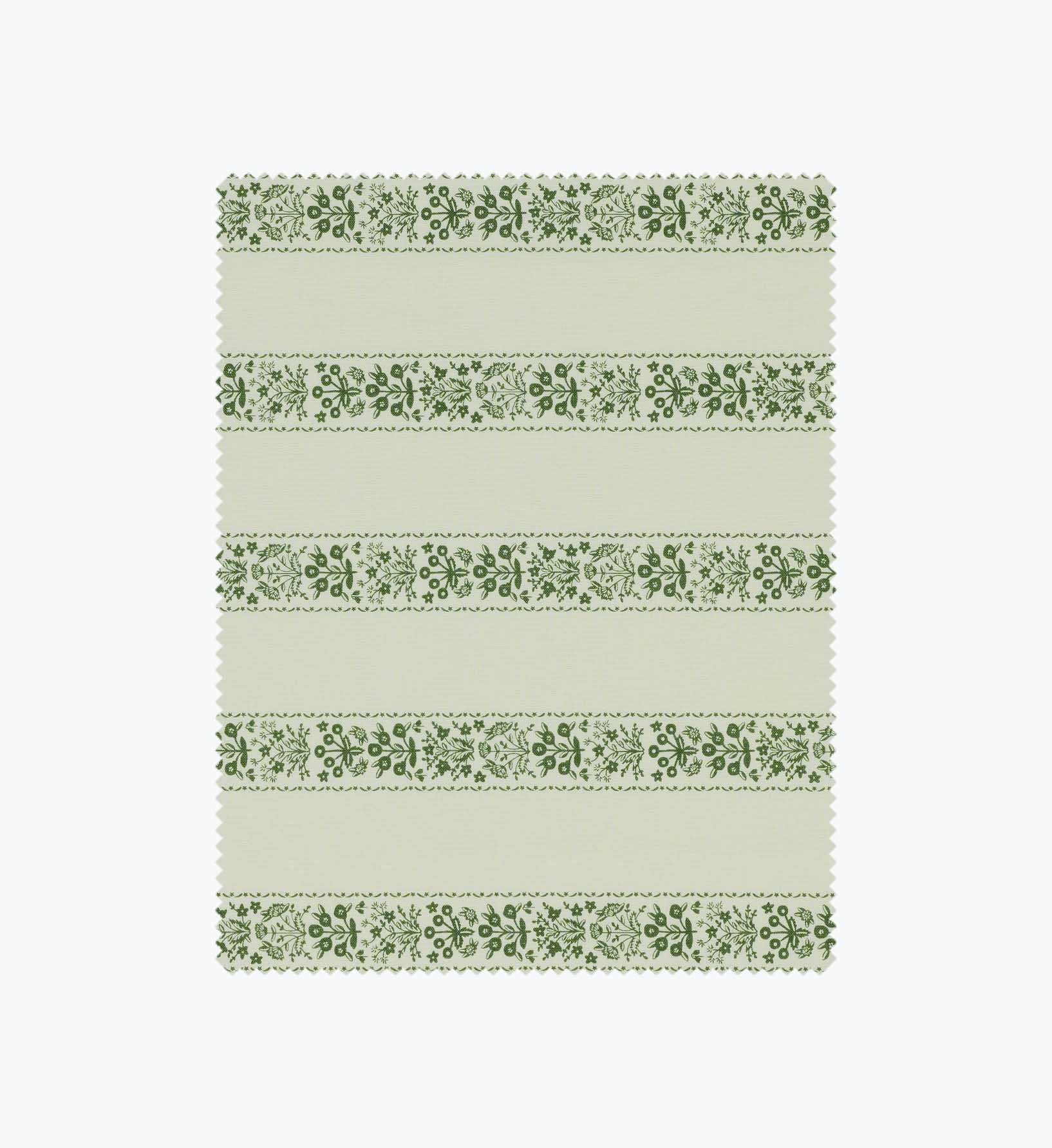 Estee Stripe Cotton Fabric - Cream
