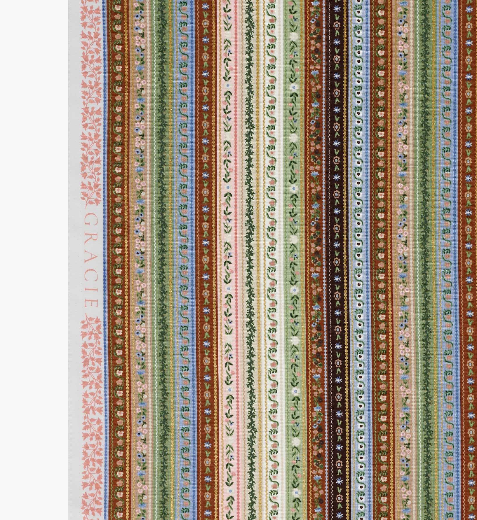 Gemma Cotton Metallic Fabric - Multi II