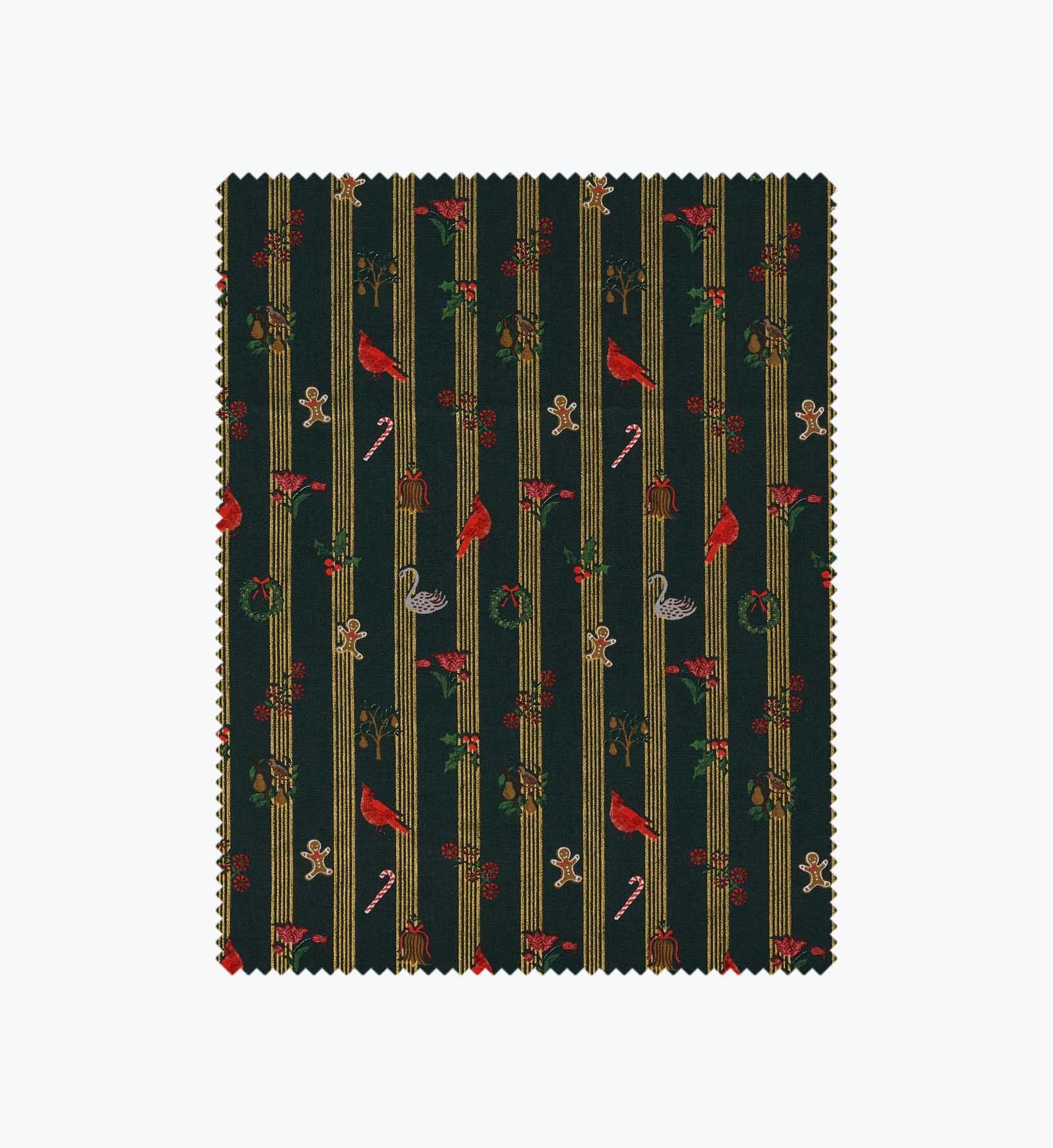 Yuletide Cotton Fabric - Evergreen