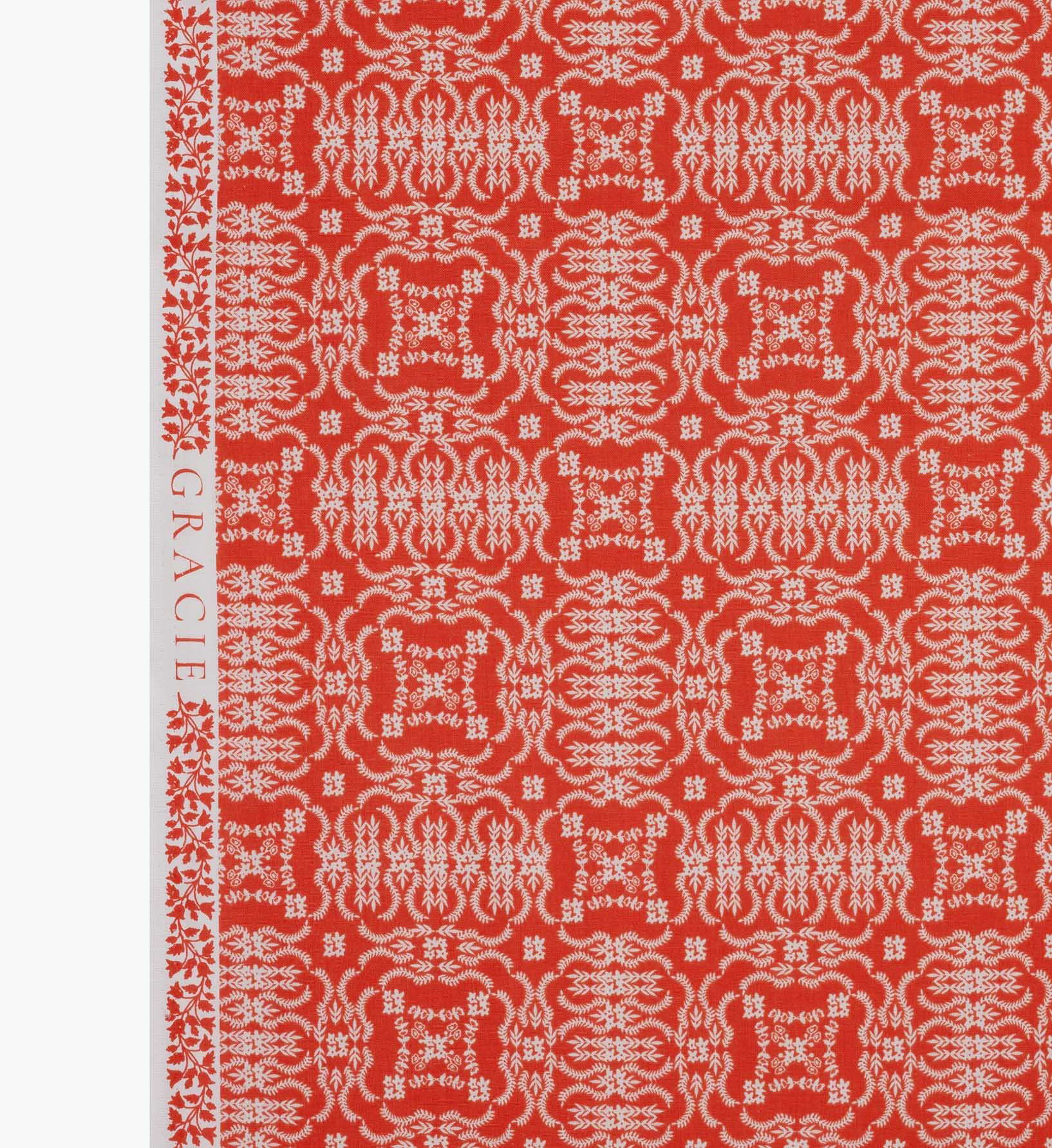 Heritage Cotton Fabric - Red