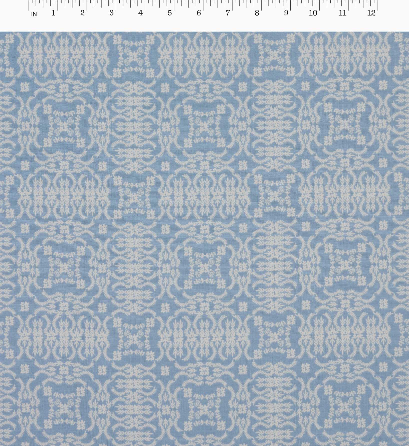 Heritage Cotton Fabric - Blue