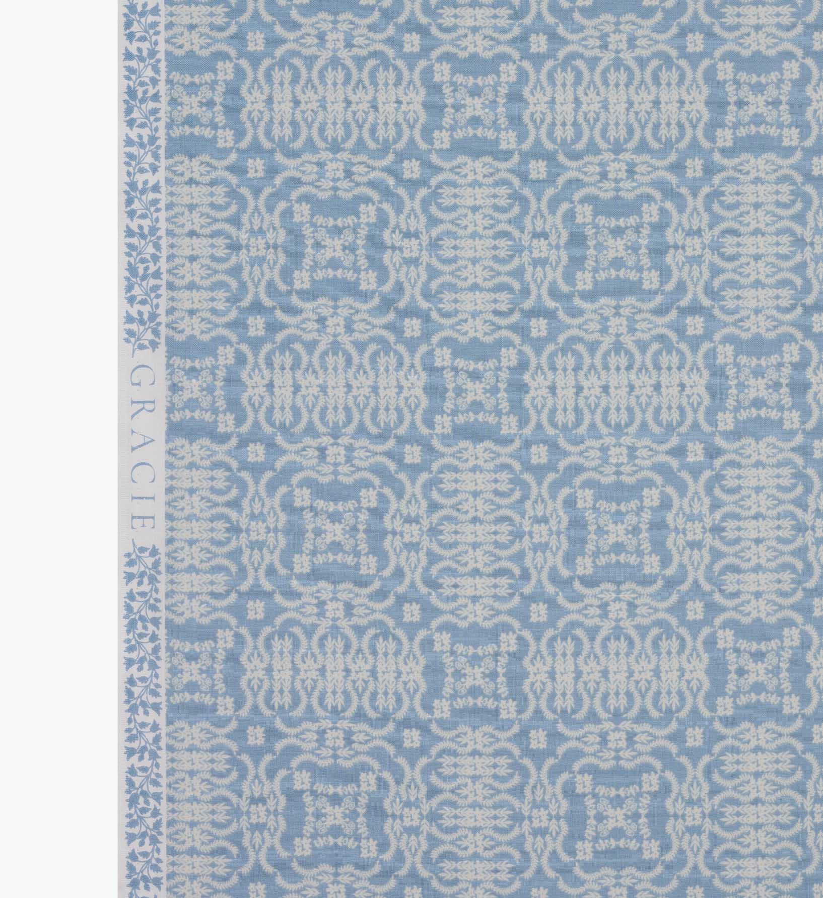 Heritage Cotton Fabric - Blue