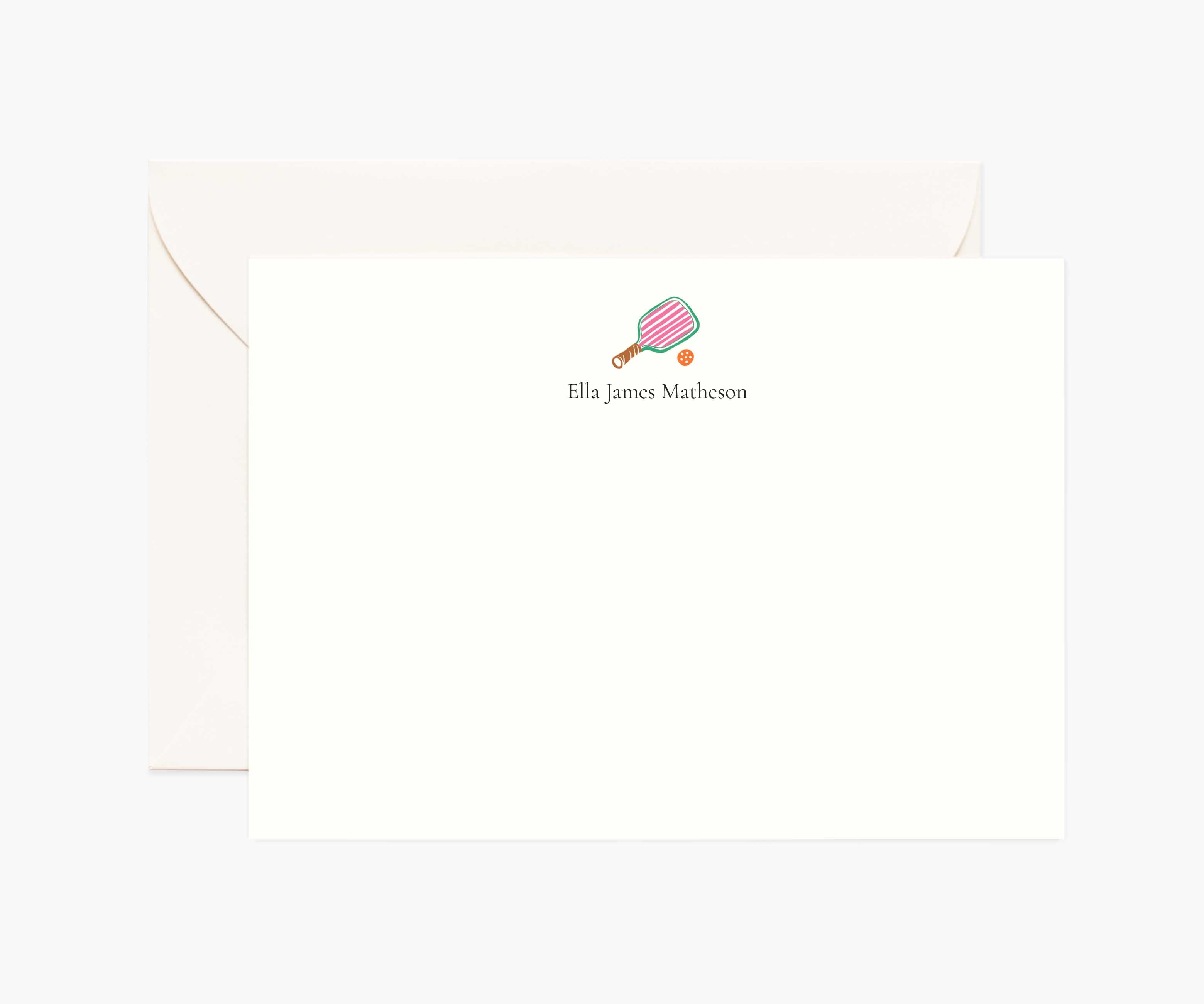 Activities Personalized Stationery  - Pickleball