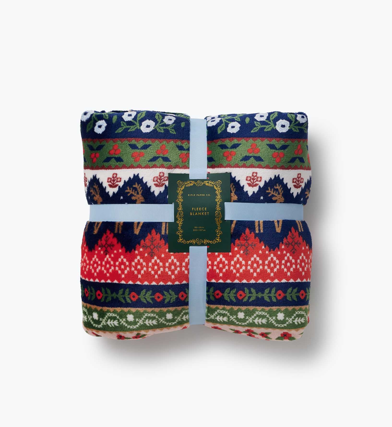 Fleece Blanket - Ski Chalet