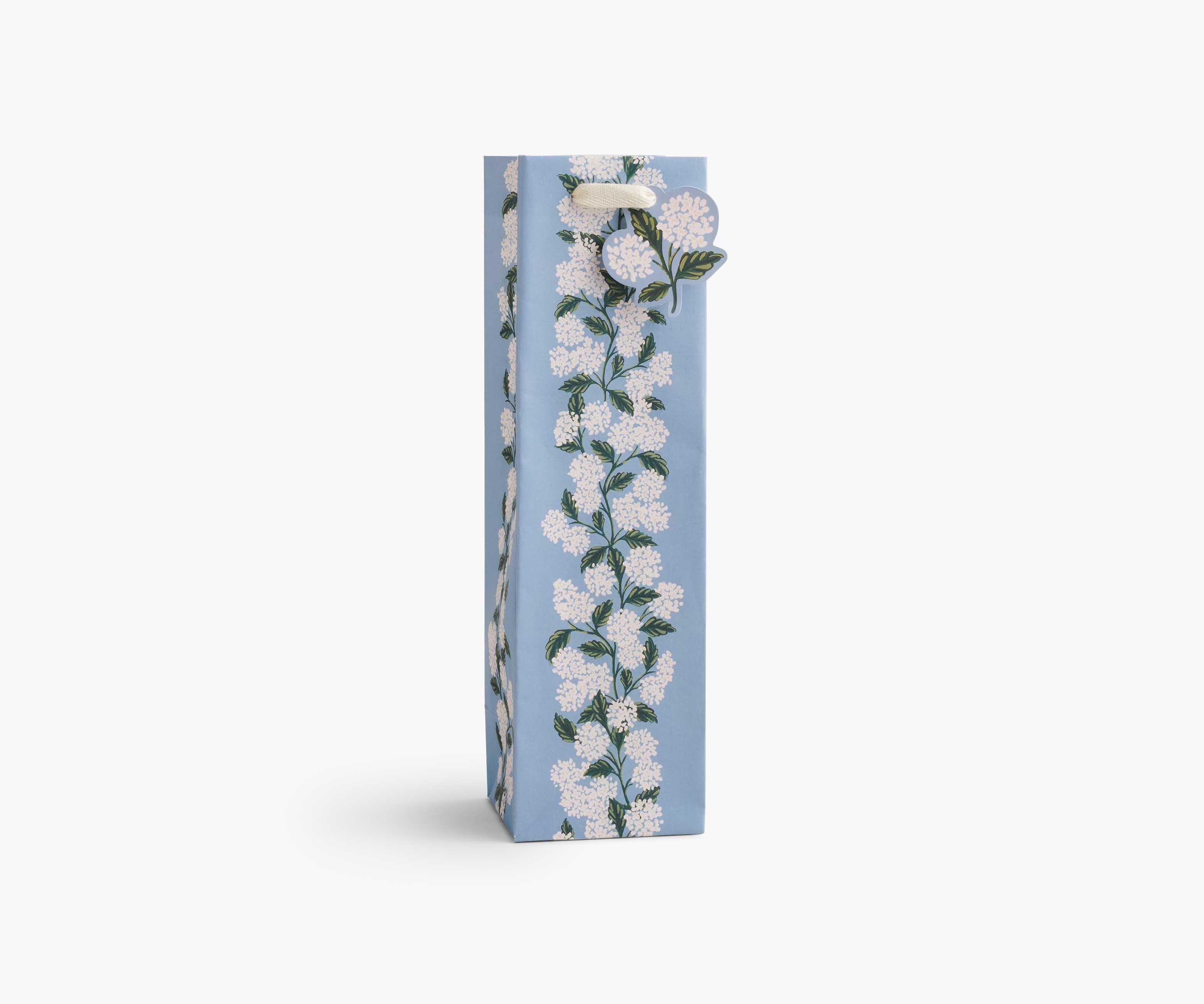 Hydrangea Wine Gift Bag