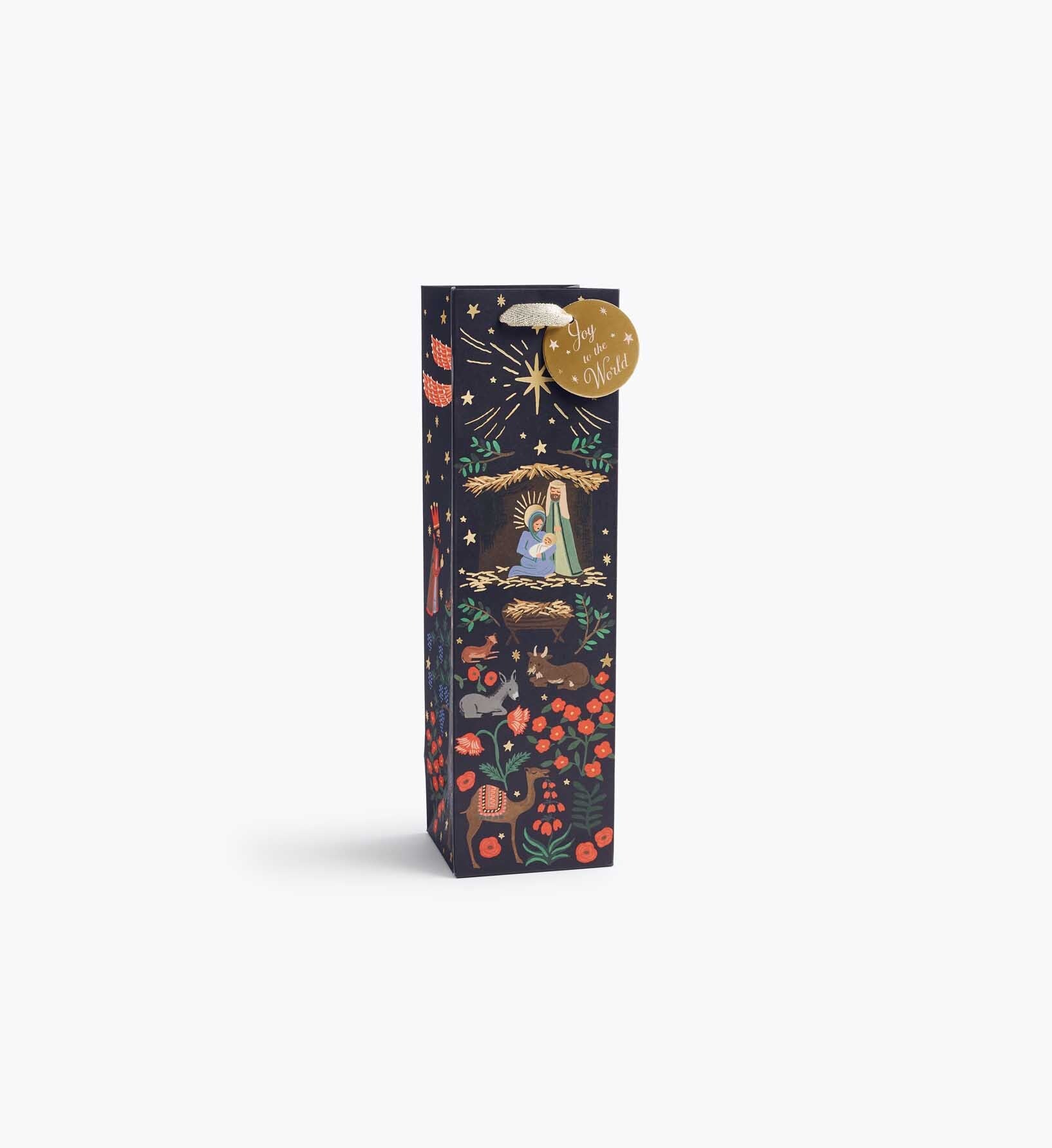 Nativity Wine Gift Bag