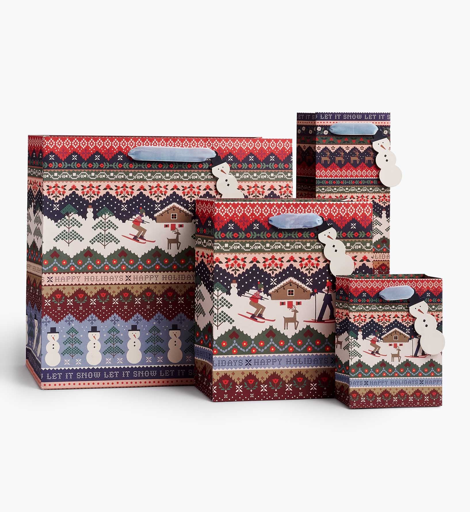Ski Chalet Large Gift Bag