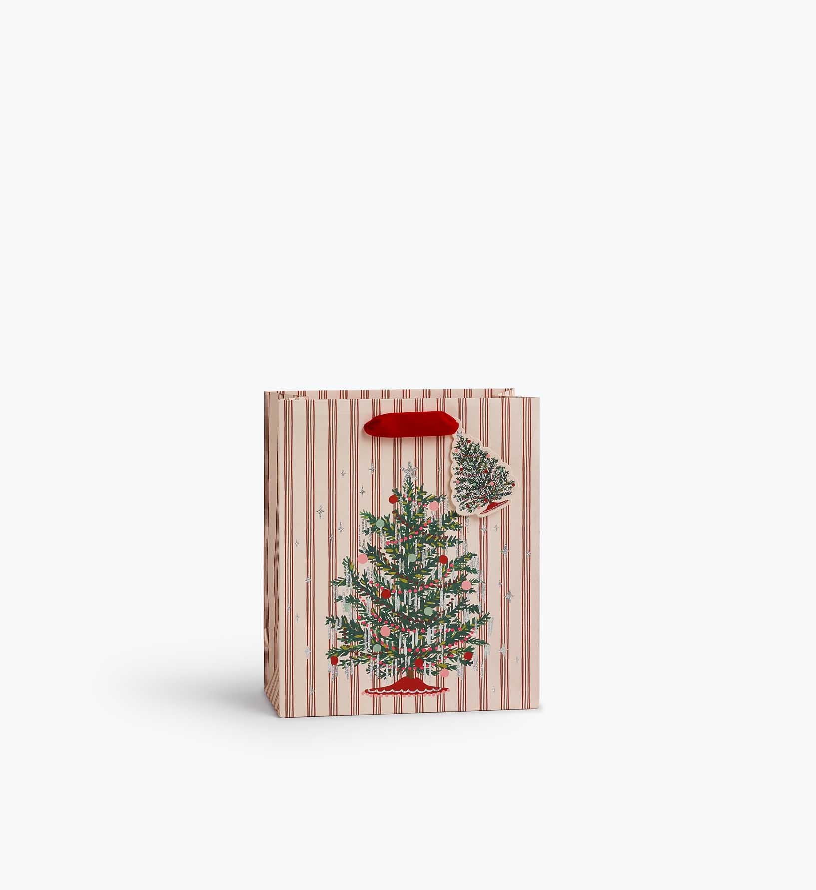 Tinsel Tree Medium Gift Bag