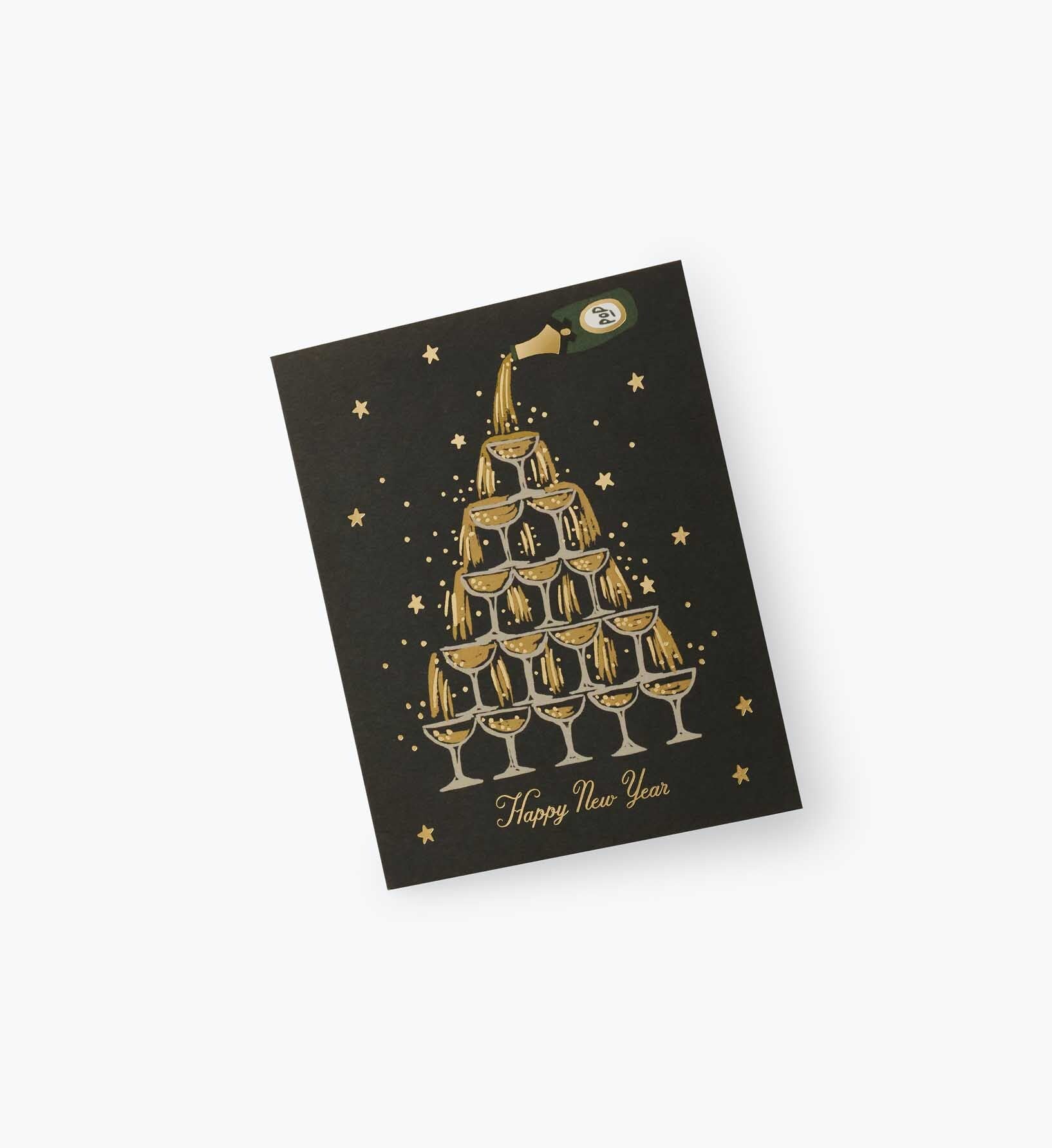 Champagne New Year Cards - Boxed Set