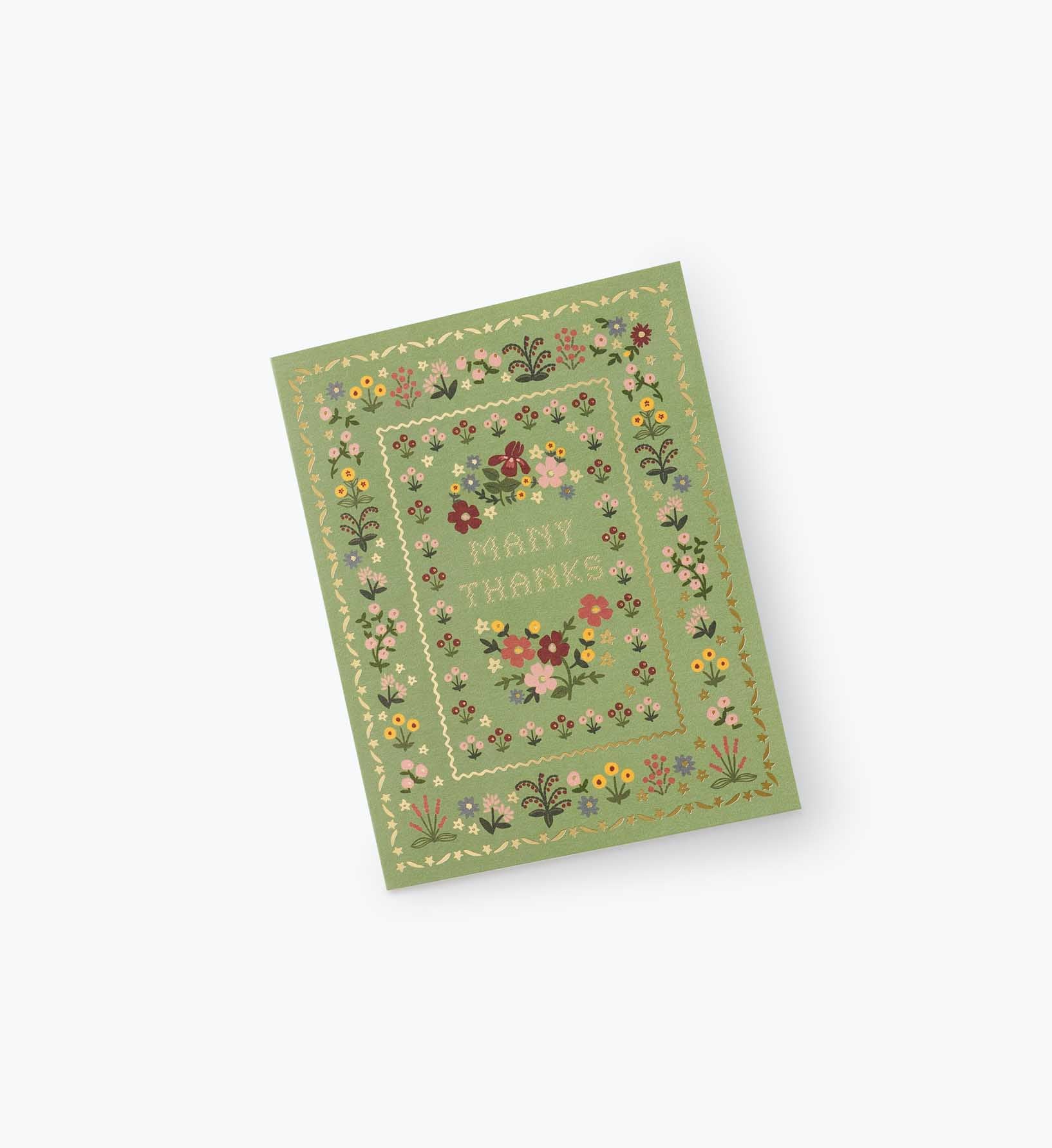 Moss Thank You Card - Single Card