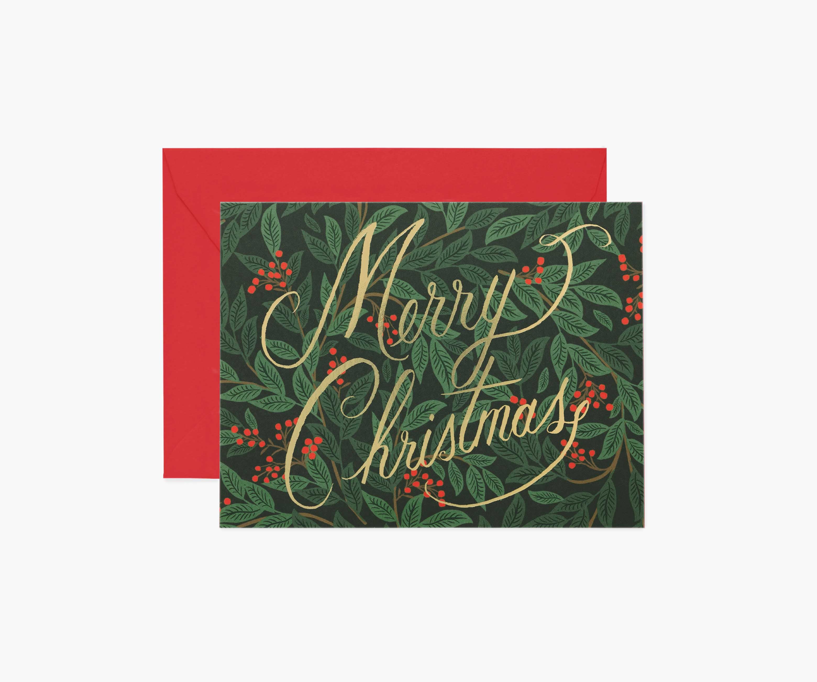 Willowberry Christmas Holiday Card - Single Card