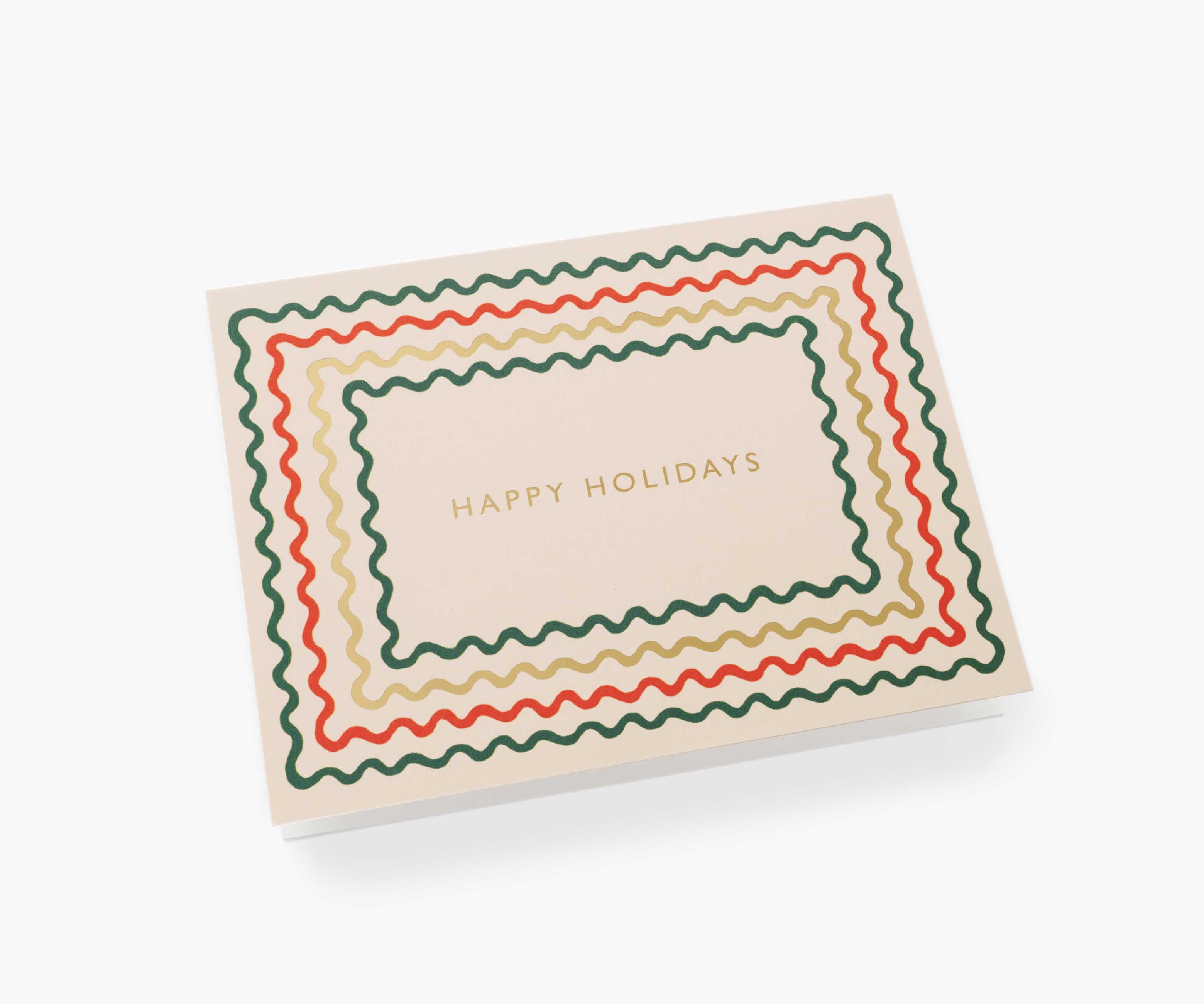 Holiday Ribbon Holiday Card - Single Card