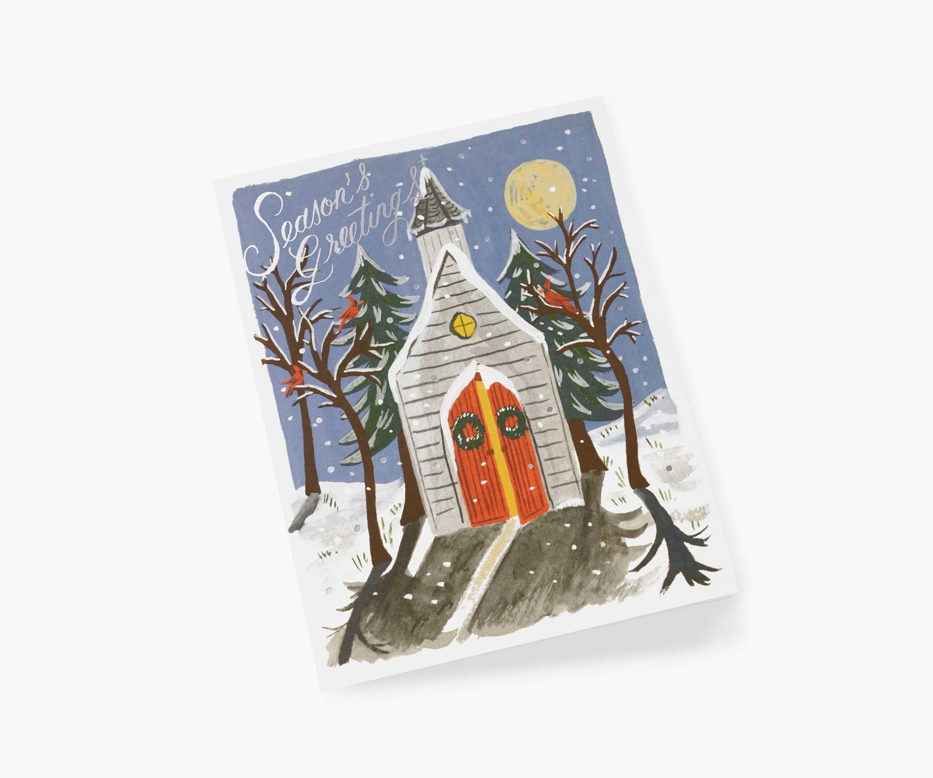 Winter Chapel Greetings Holiday Cards - Boxed Set