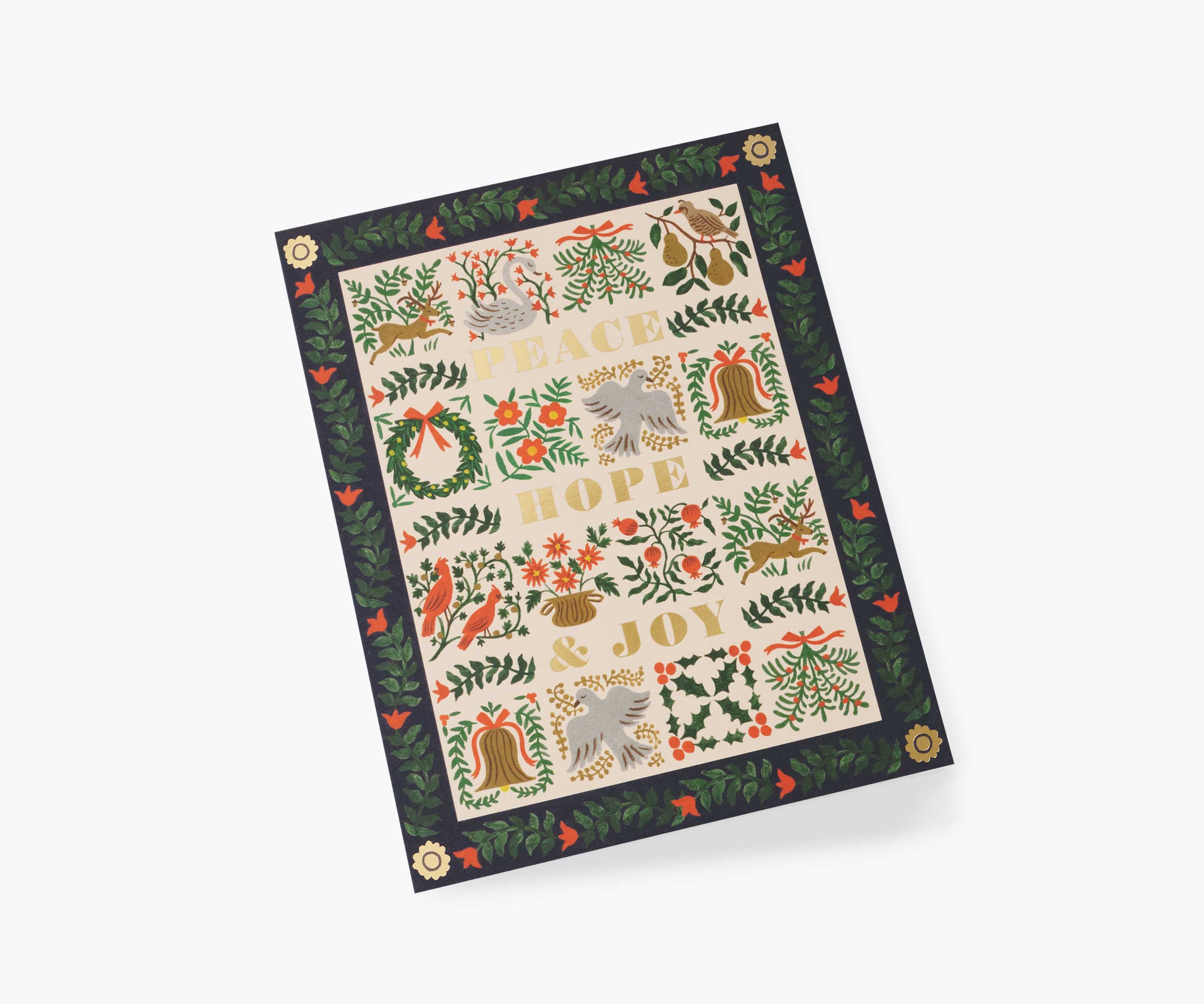 Christmastide Holiday Card - Single Card