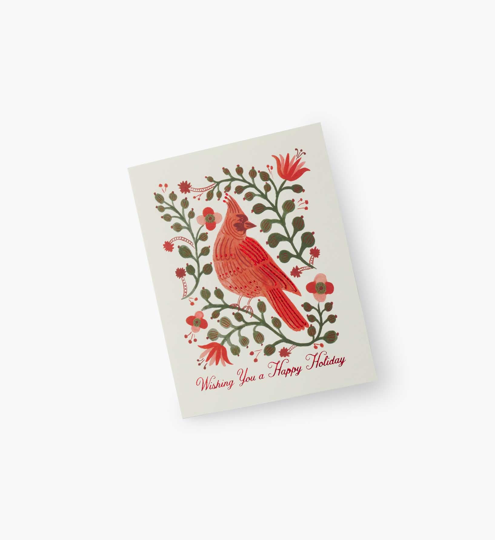 Cardinals Holiday Card - Single Card