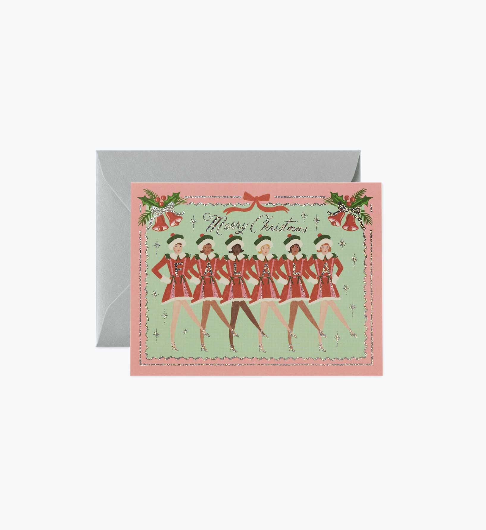 Fa La La Christmas Holiday Card - Single Card