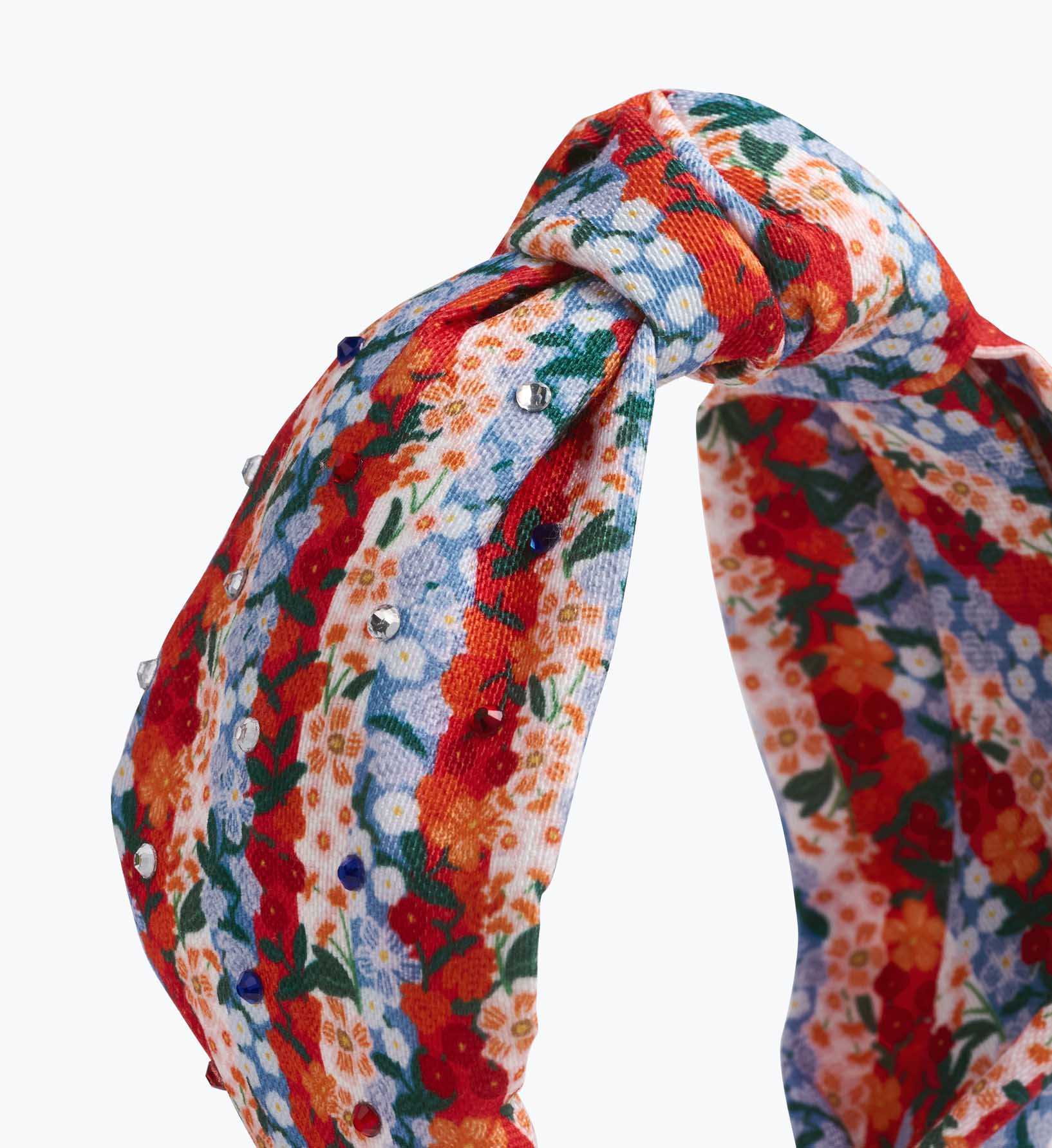 Knotted Headband - Americana Stripe