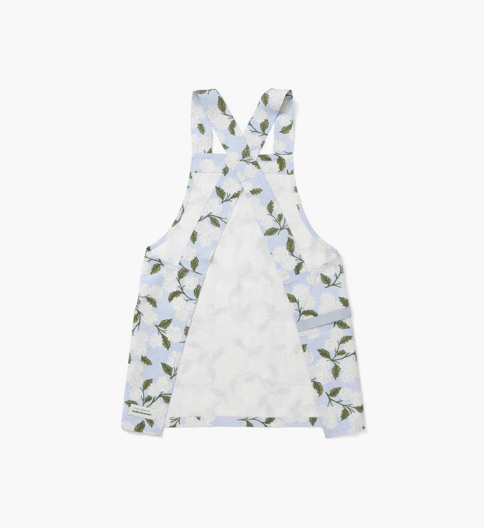 Smock Apron - Hydrangea