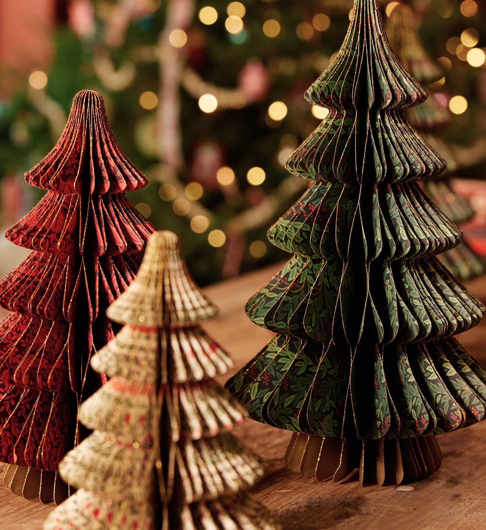 Holiday Honeycomb Tree Decor - Christmastide
