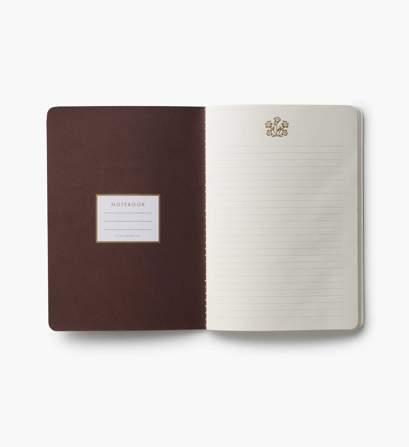 Stitched Notebook Set - Paisley