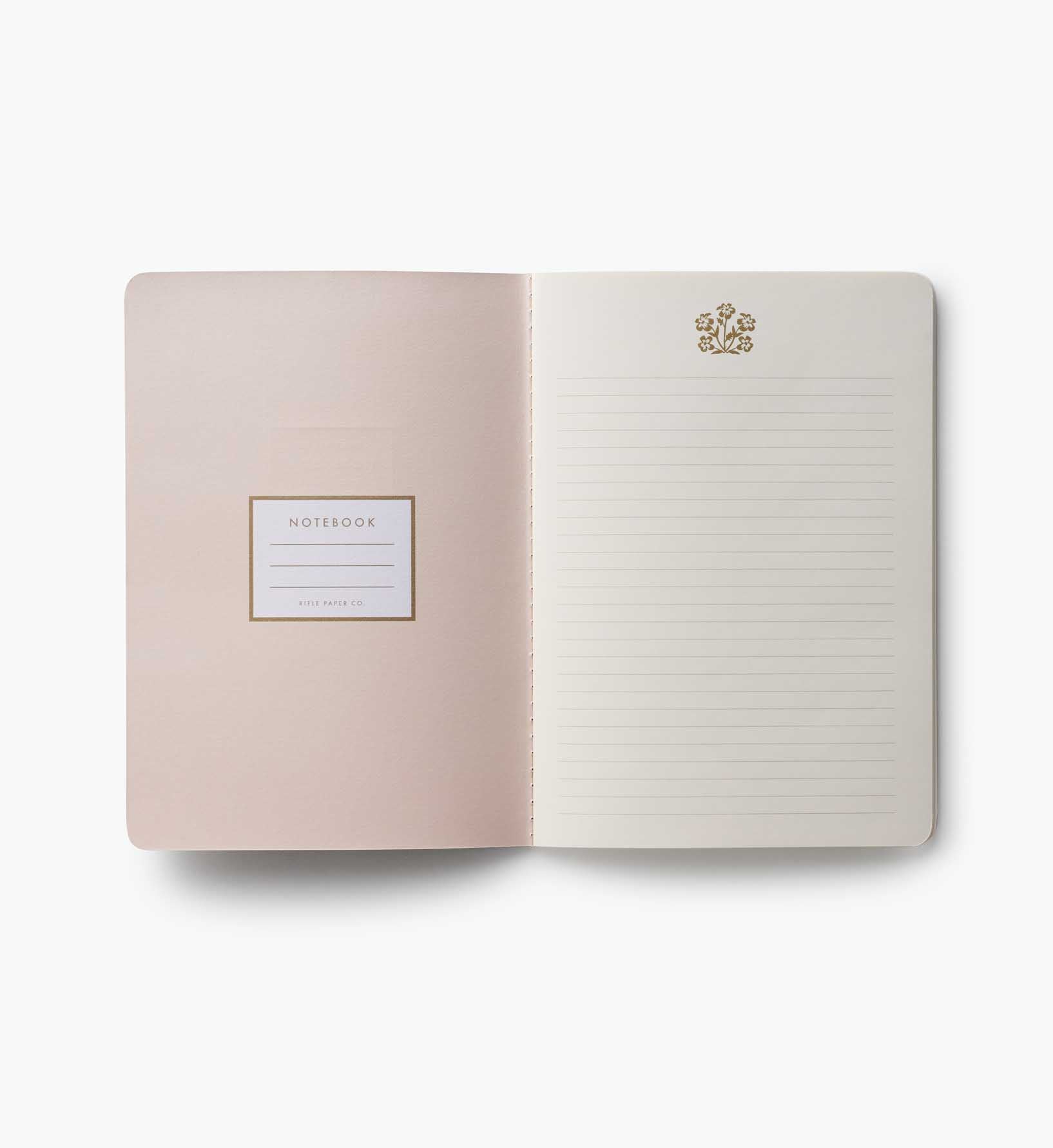 Stitched Notebook Set - Paisley