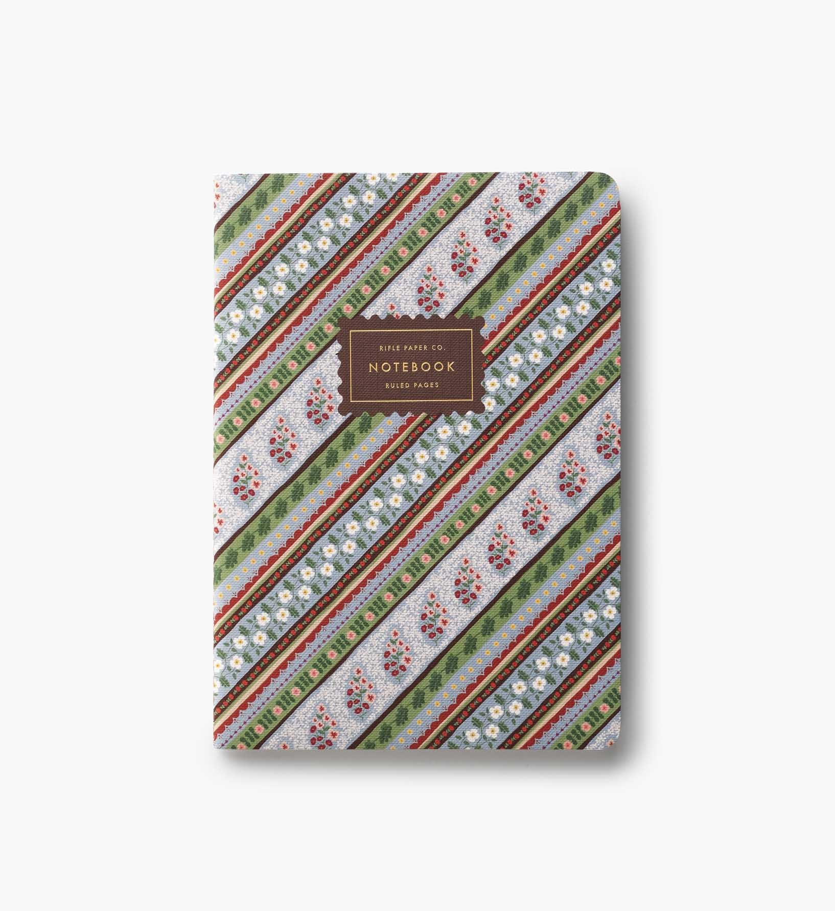 Stitched Notebook Set - Paisley