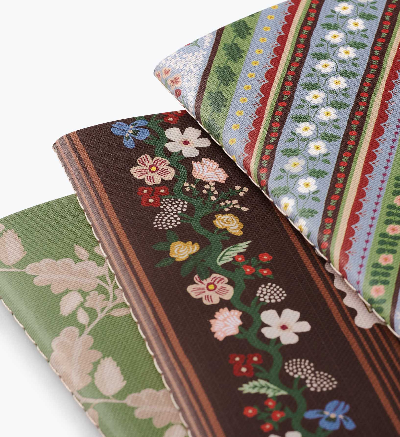 Stitched Notebook Set - Paisley