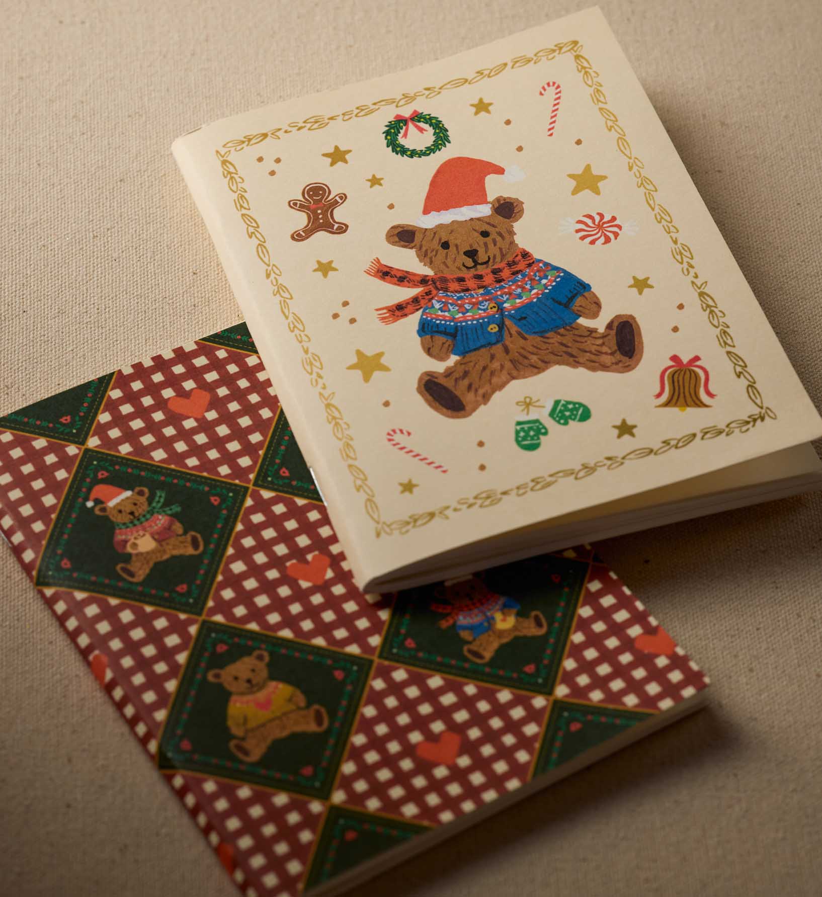 Pocket Notebook Set - Beary Christmas