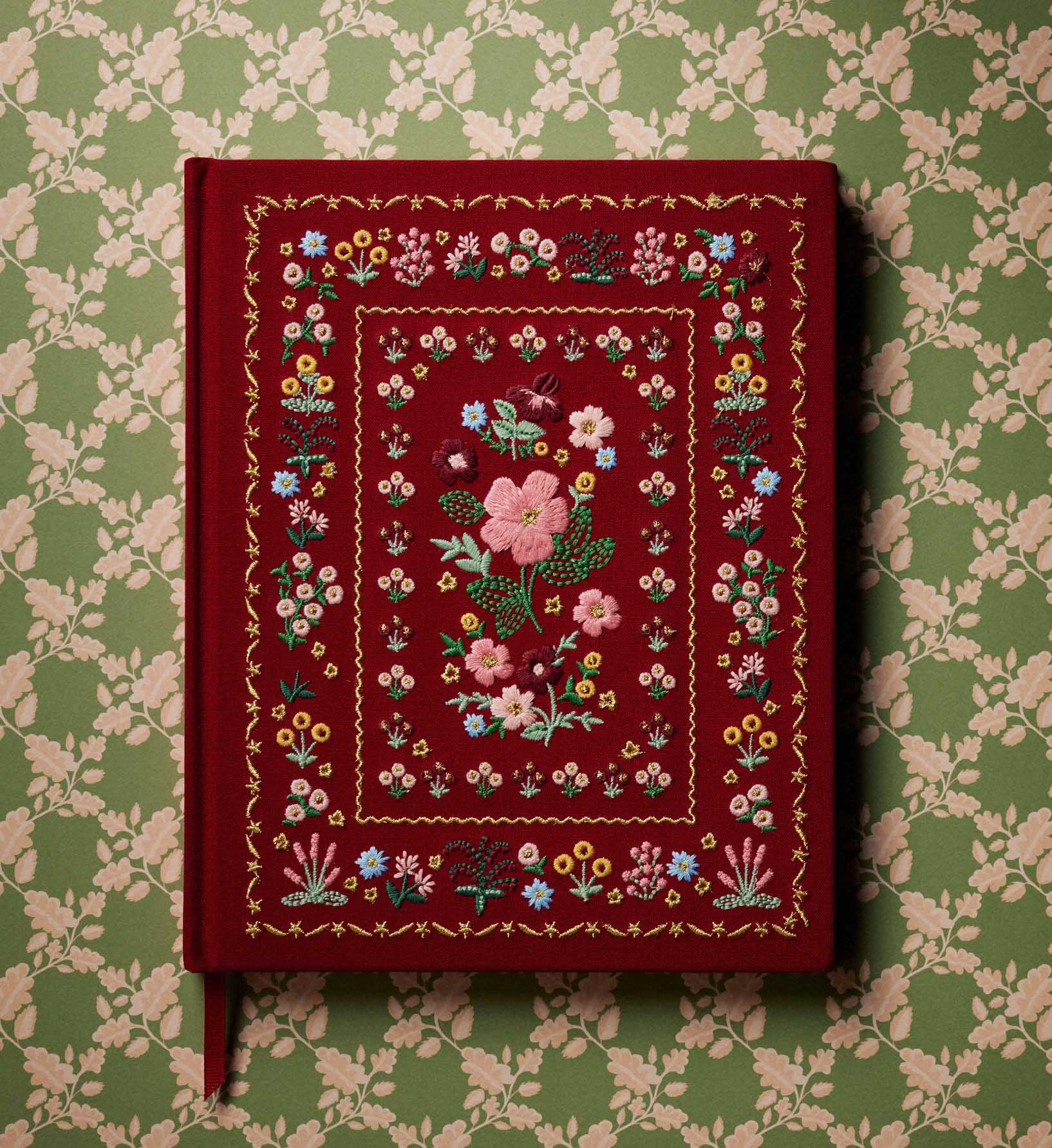 Embroidered Sketchbook - Gemma