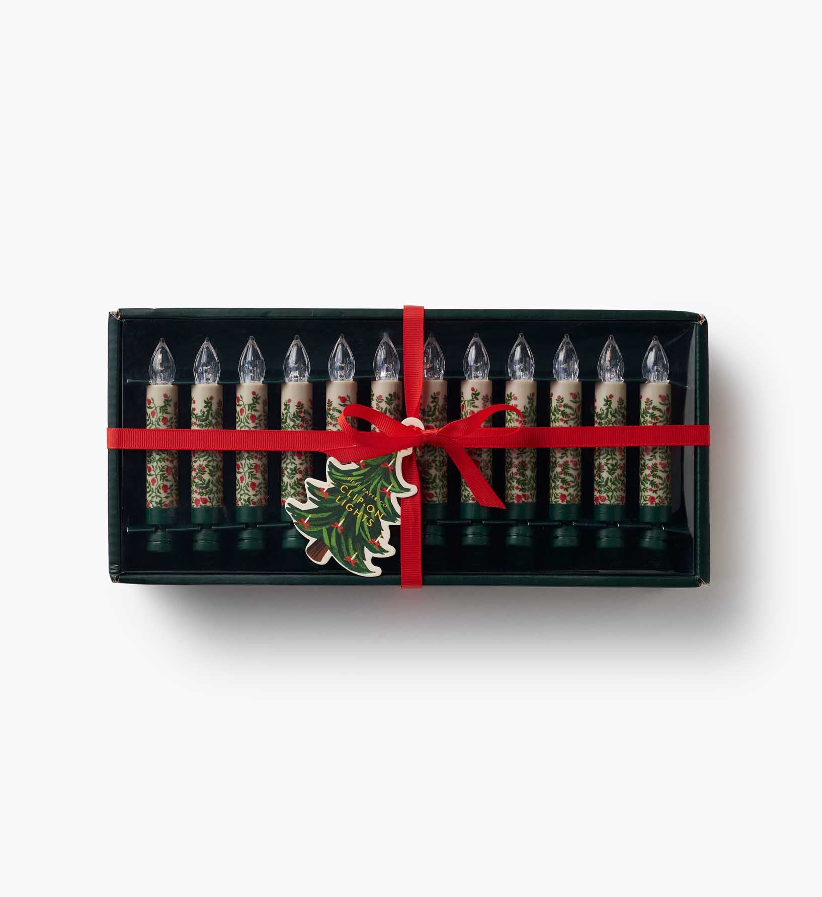 Holiday Clip-On Candle Lights - Christmastide Pomegranate