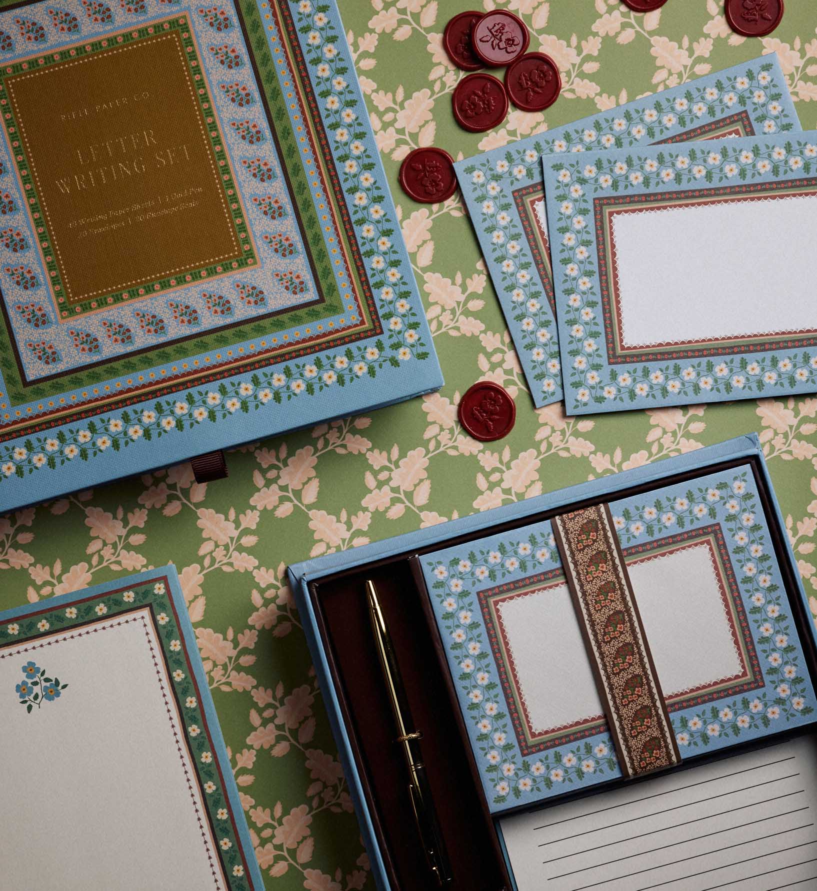 Letter Writing Set - Paisley