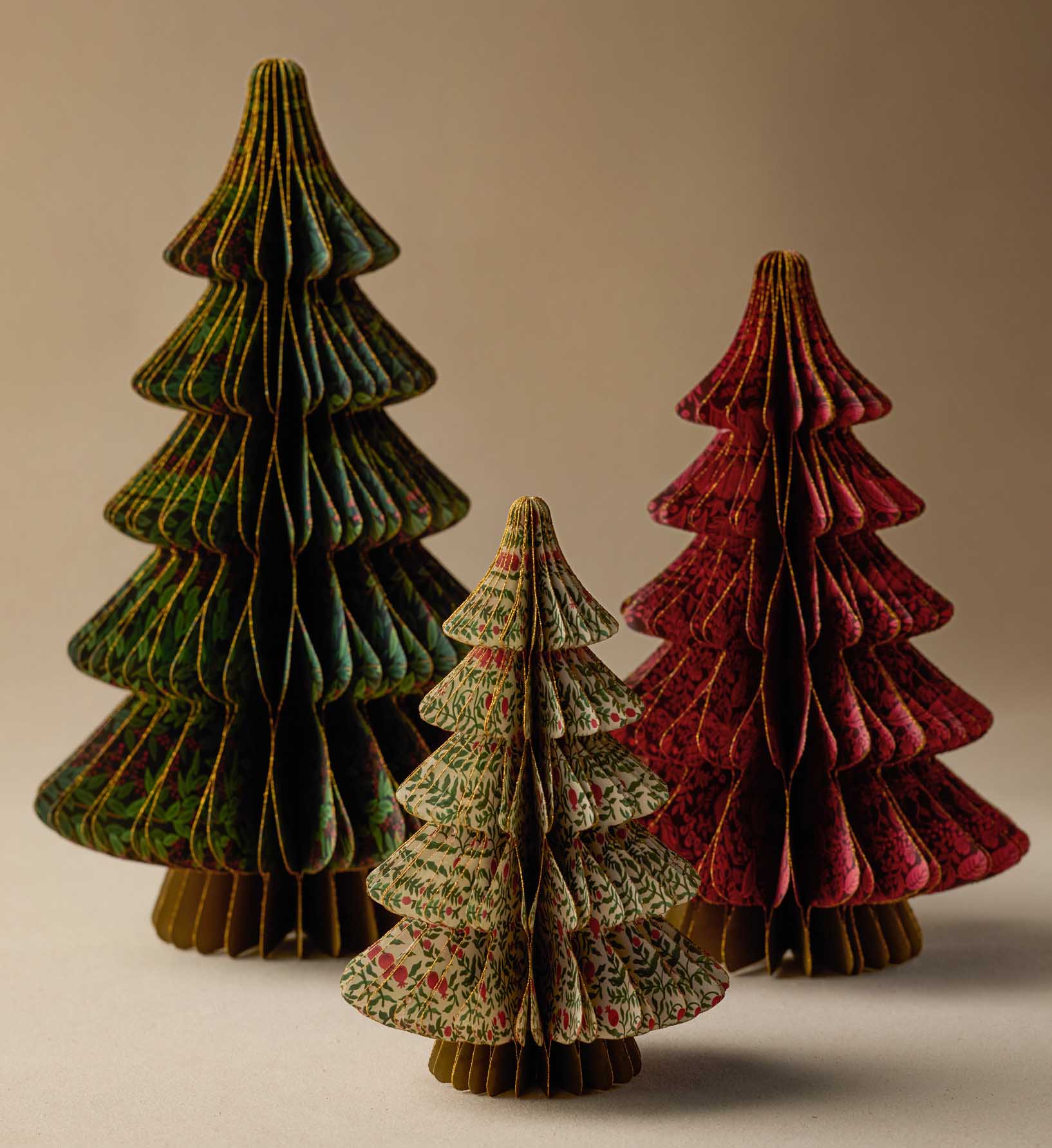 Holiday Honeycomb Tree Decor - Christmastide