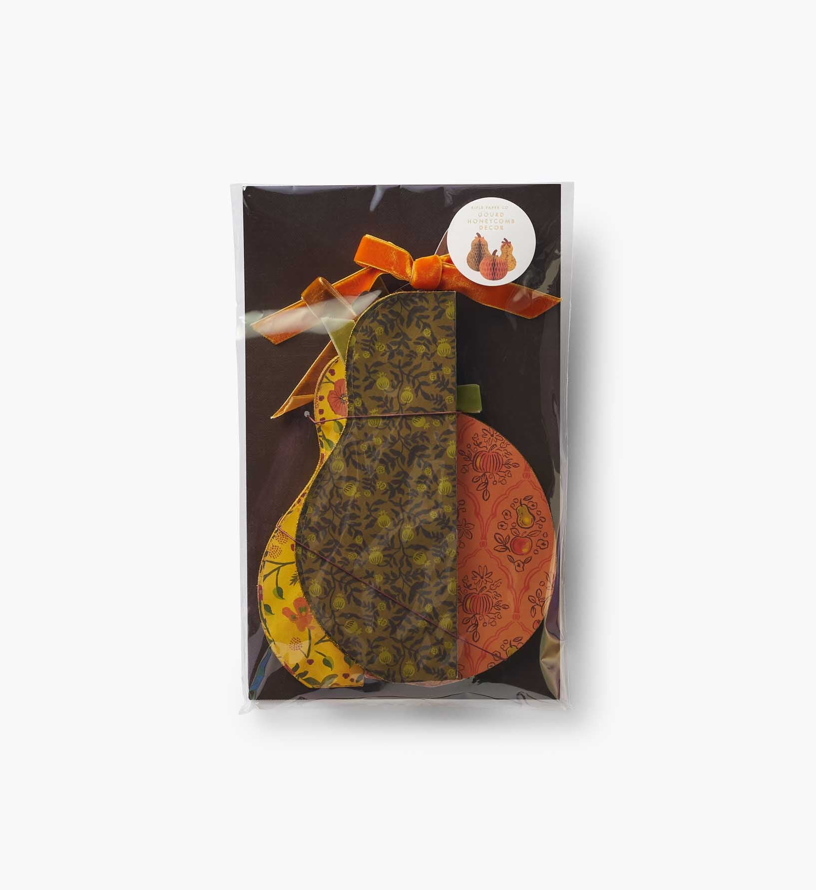 Honeycomb Decor Set - Harvest Gourd