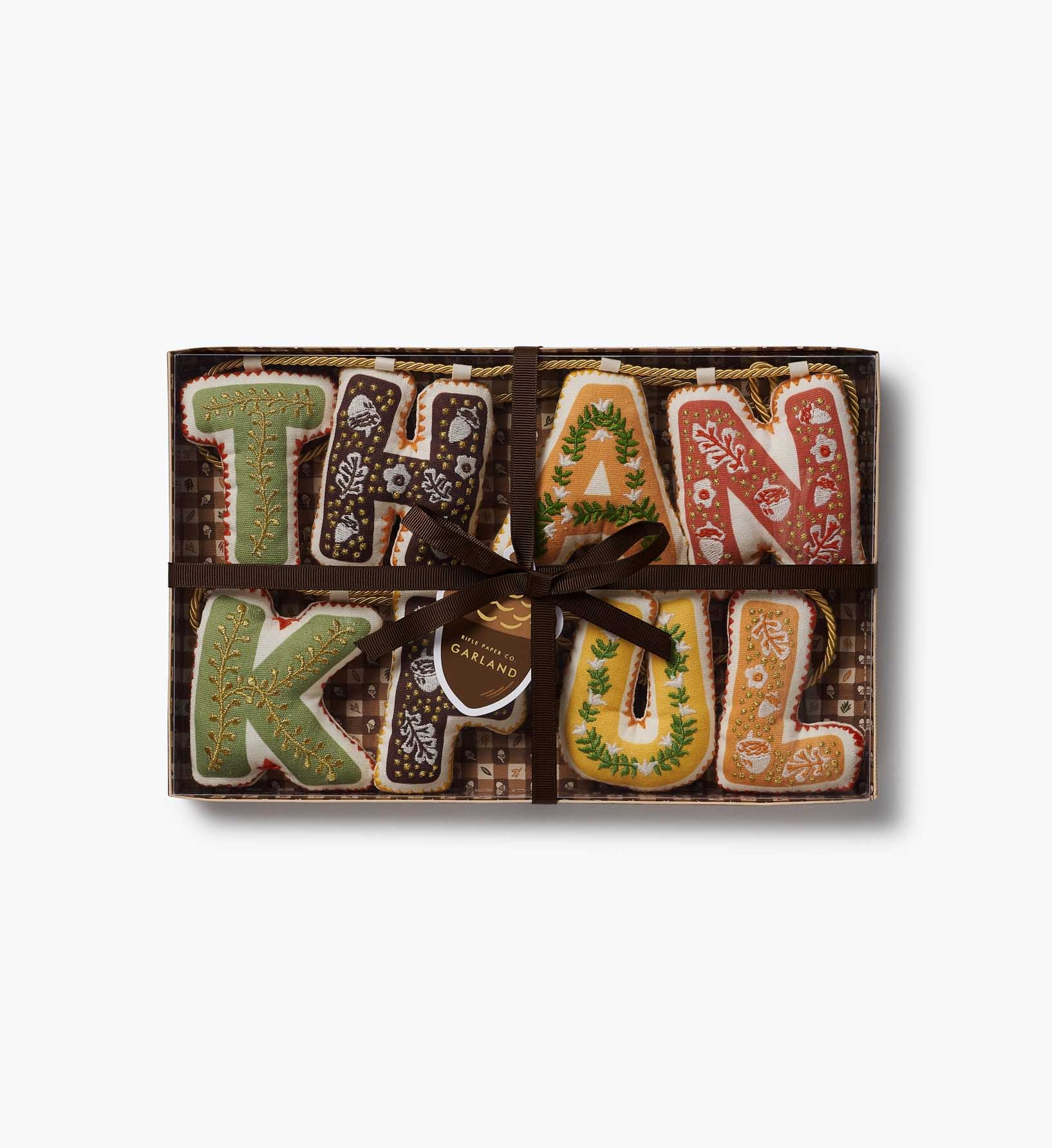 Embroidered Garland - Thankful Harvest