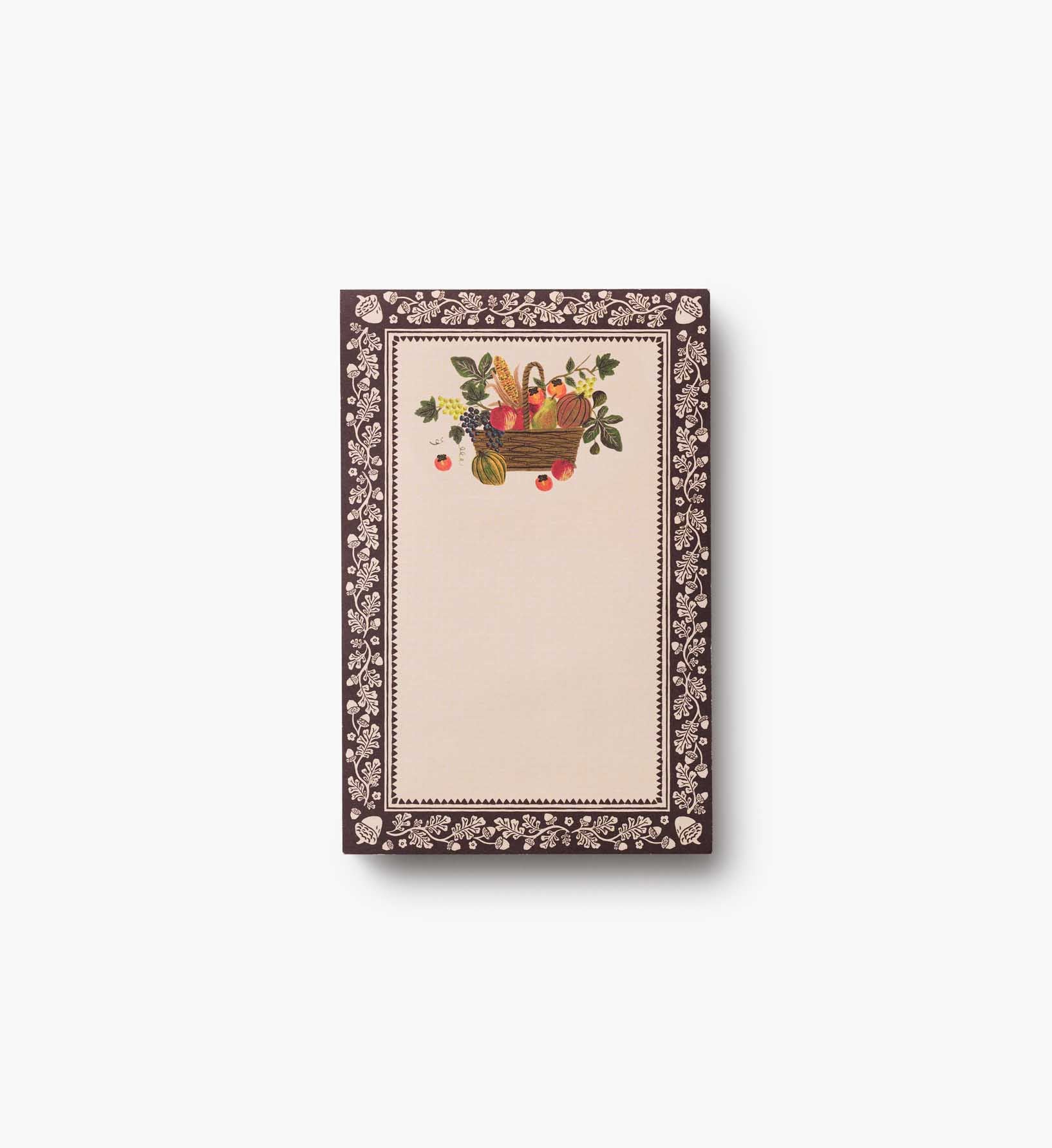 Blank Notepad - Harvest